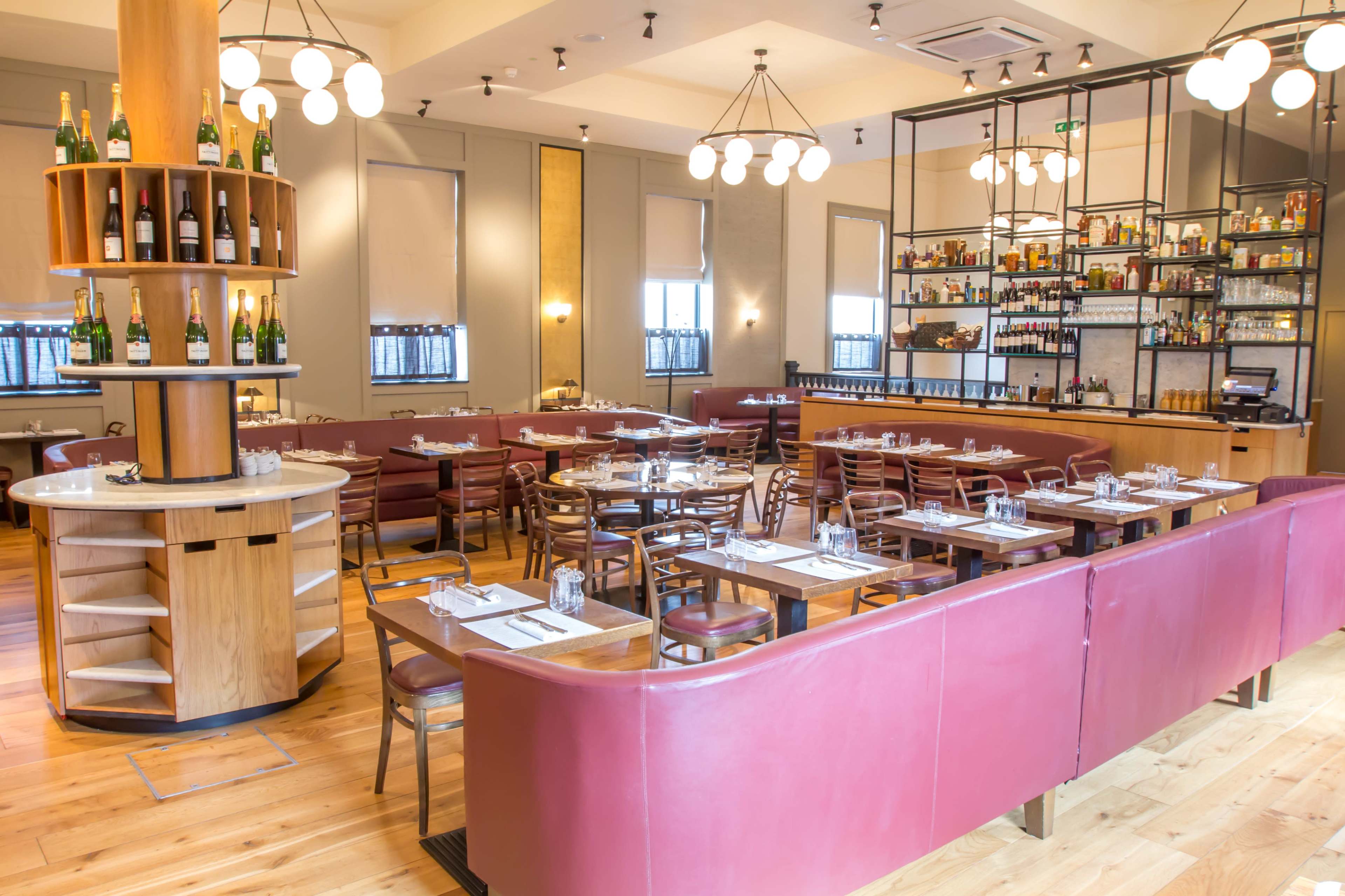 Large, upstairs, semi-private dining space. Image in Brighton, Brighton, ENG