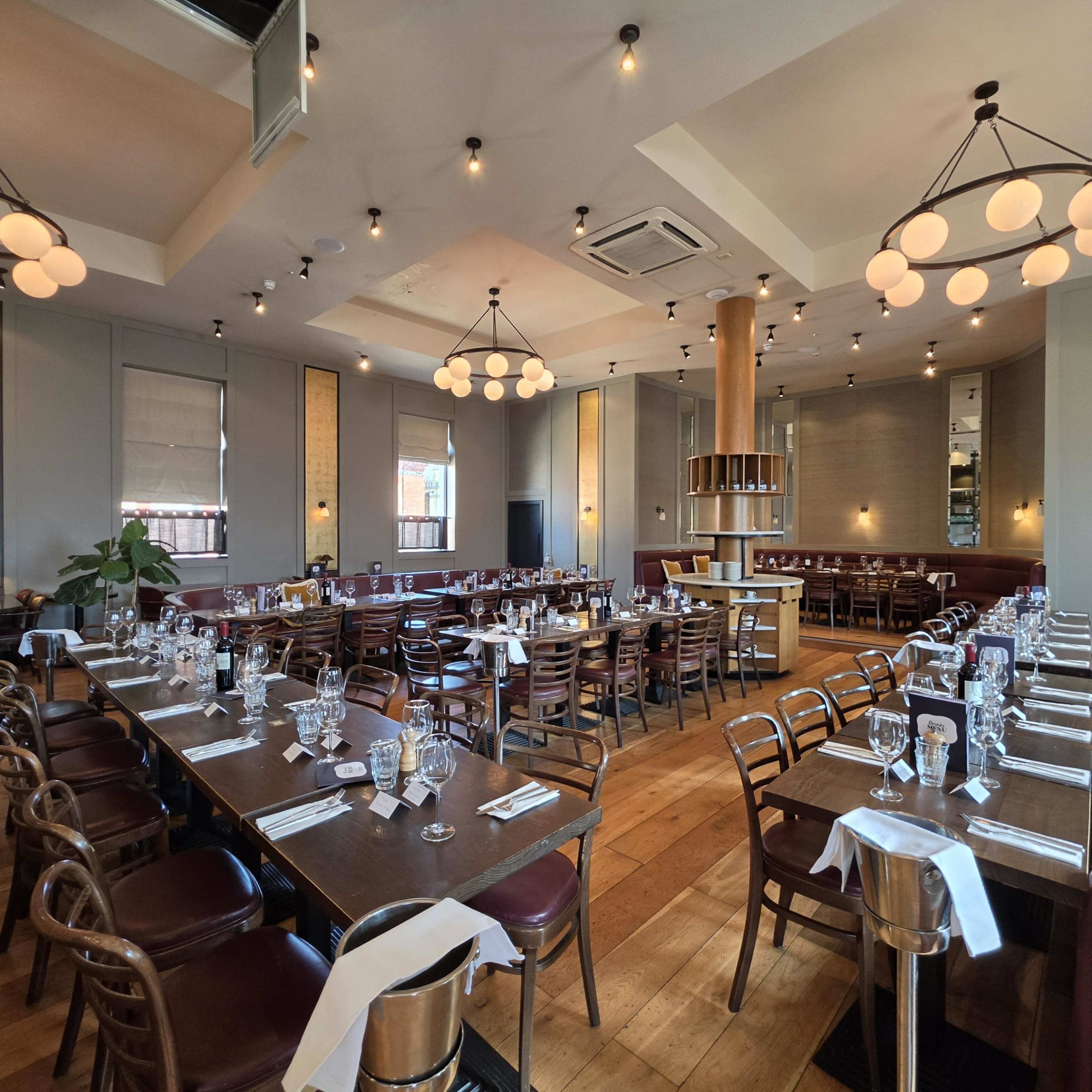 Large, upstairs, semi-private dining space. Image in Brighton, Brighton, ENG