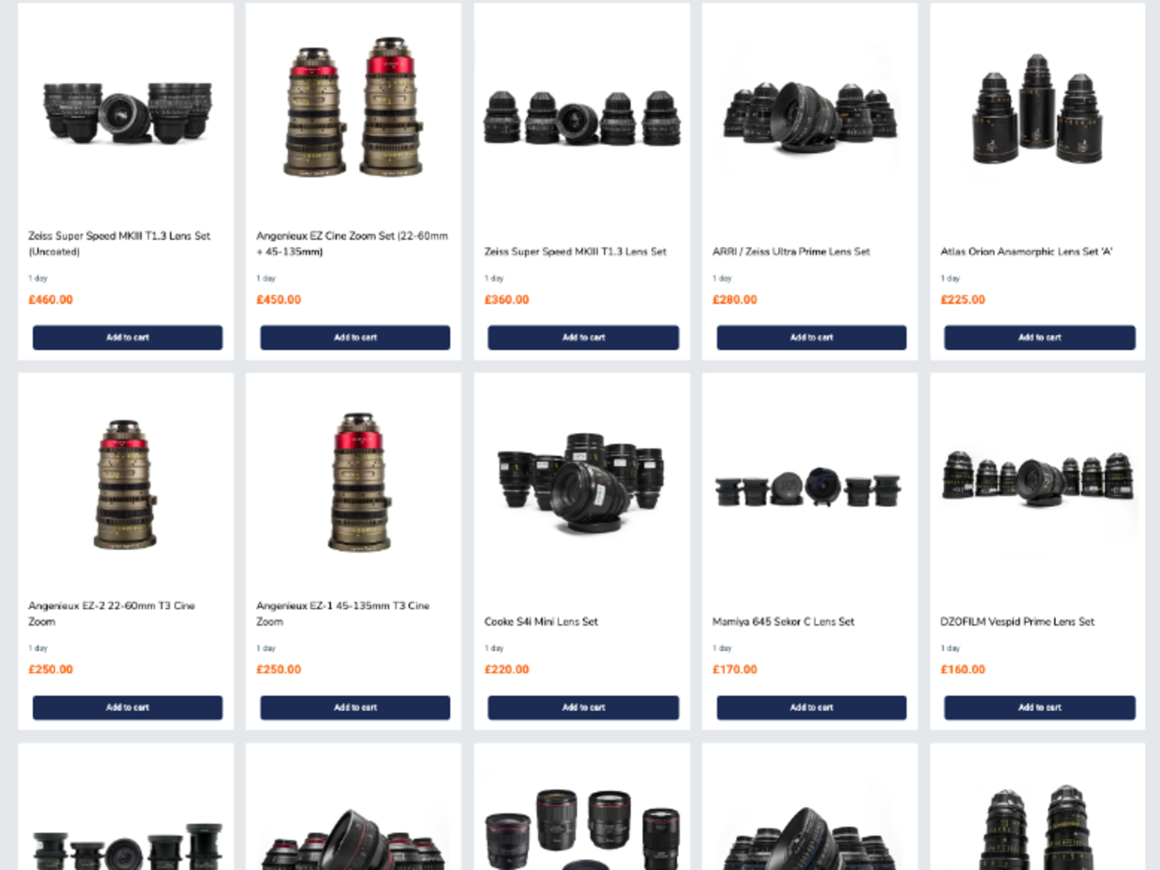 Lens Hire