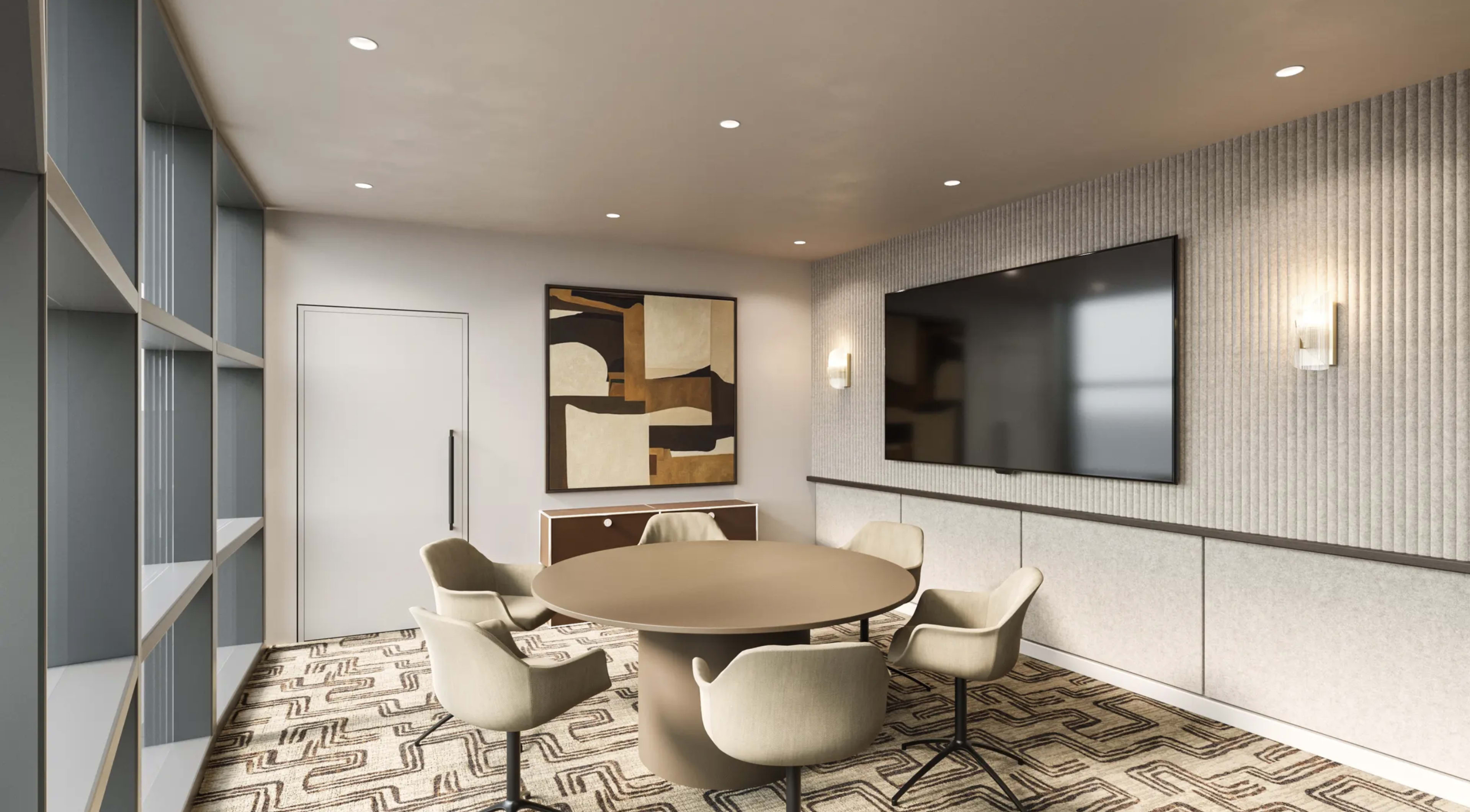 Brand new small meeting room space in central London: Green room Image in City of London, London, ENG