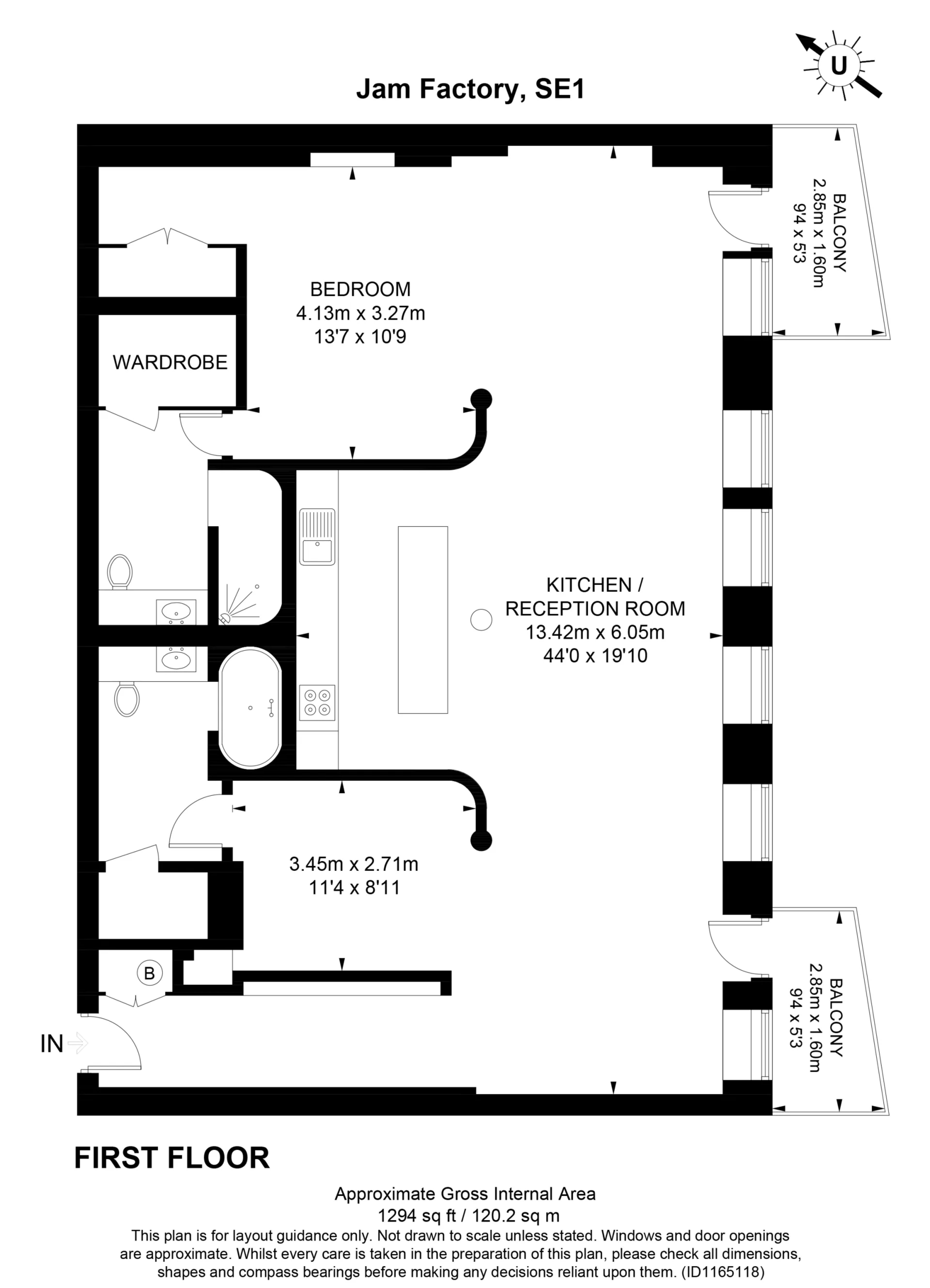 Versatile, quiet and bright open plan warehouse apartment near Bermondsey Street Image in London, London, ENG