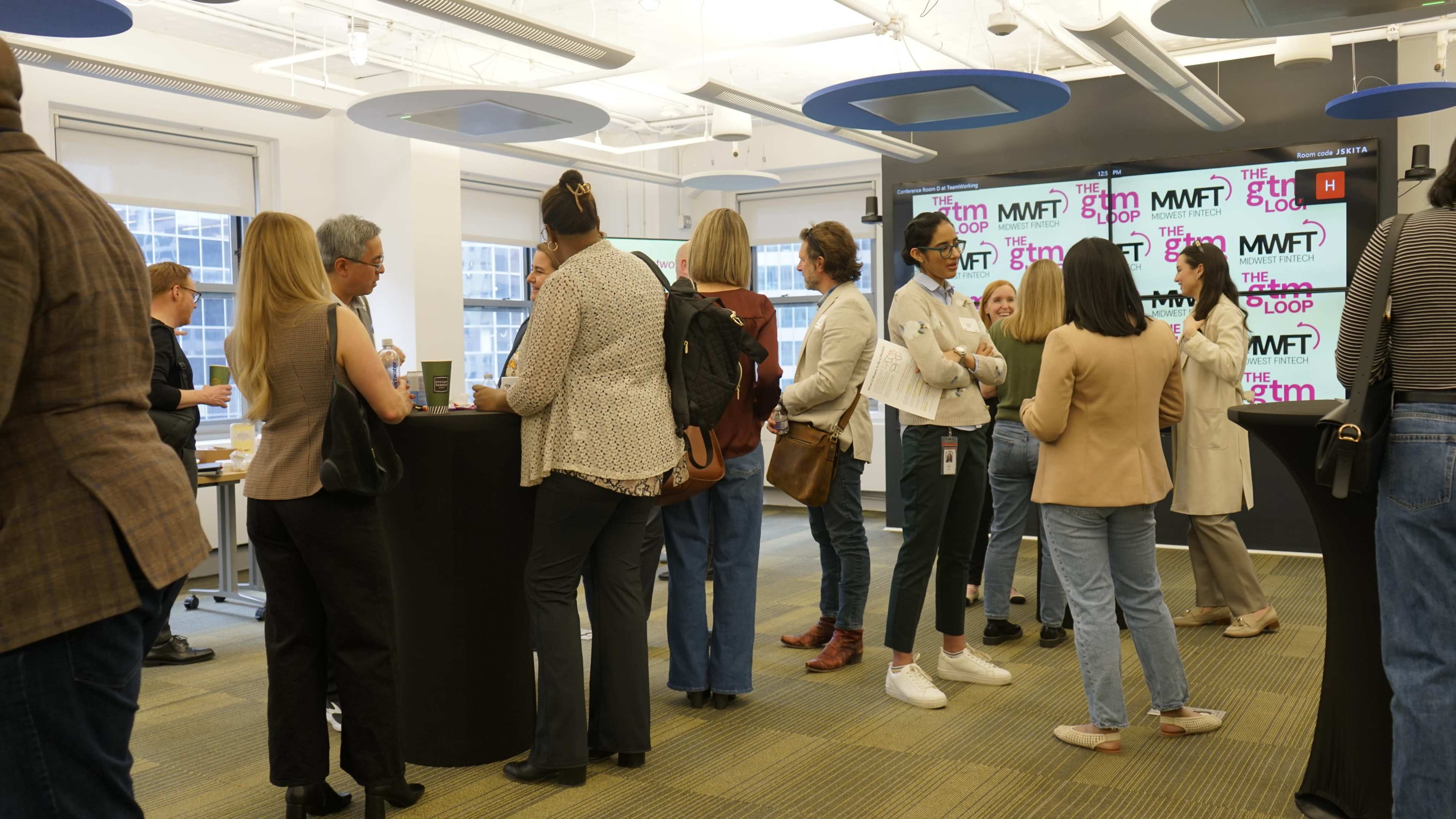 Virtual Enabled Meeting Rooms with City Views | Ideal for In-Person & Virtual Off-sites | Bright & Modern in a Tech Focused Shared Workspace! Conference Rooms ABCD Combined Image in Chicago Loop, Chicago, IL