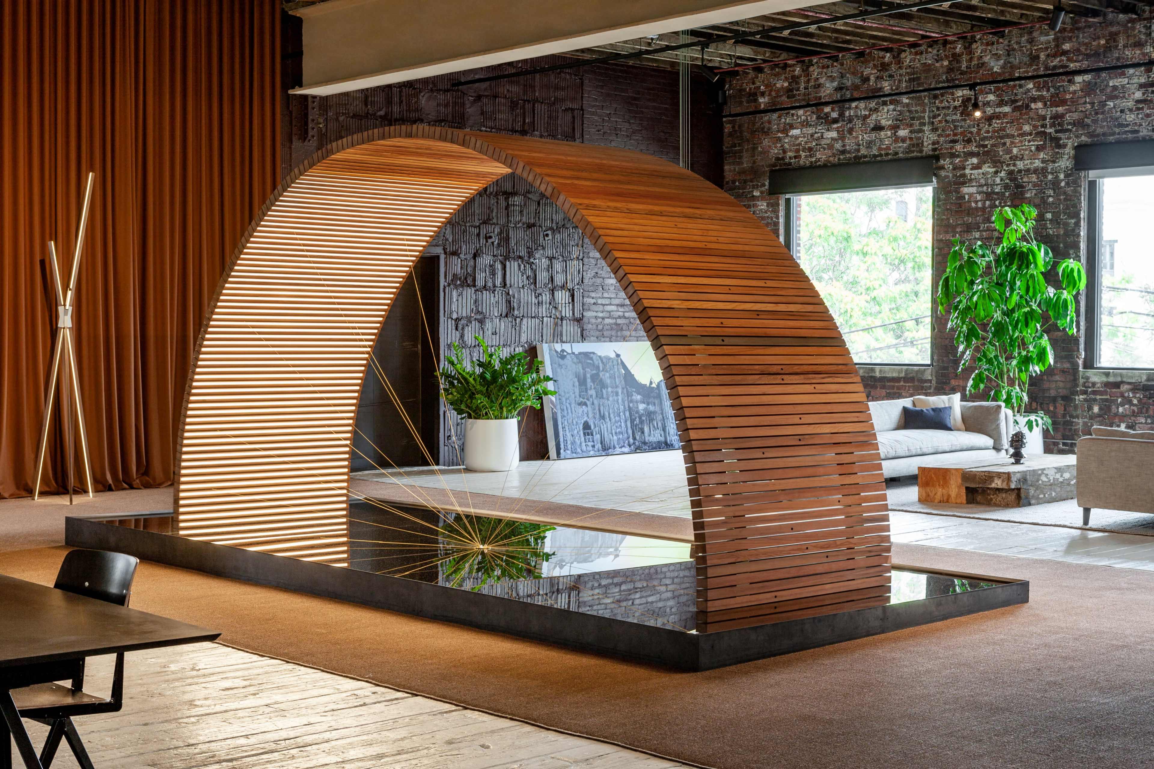 Modern Lighting Showroom in Historic Industrial Building Image in Long Island City, Long Island City, NY