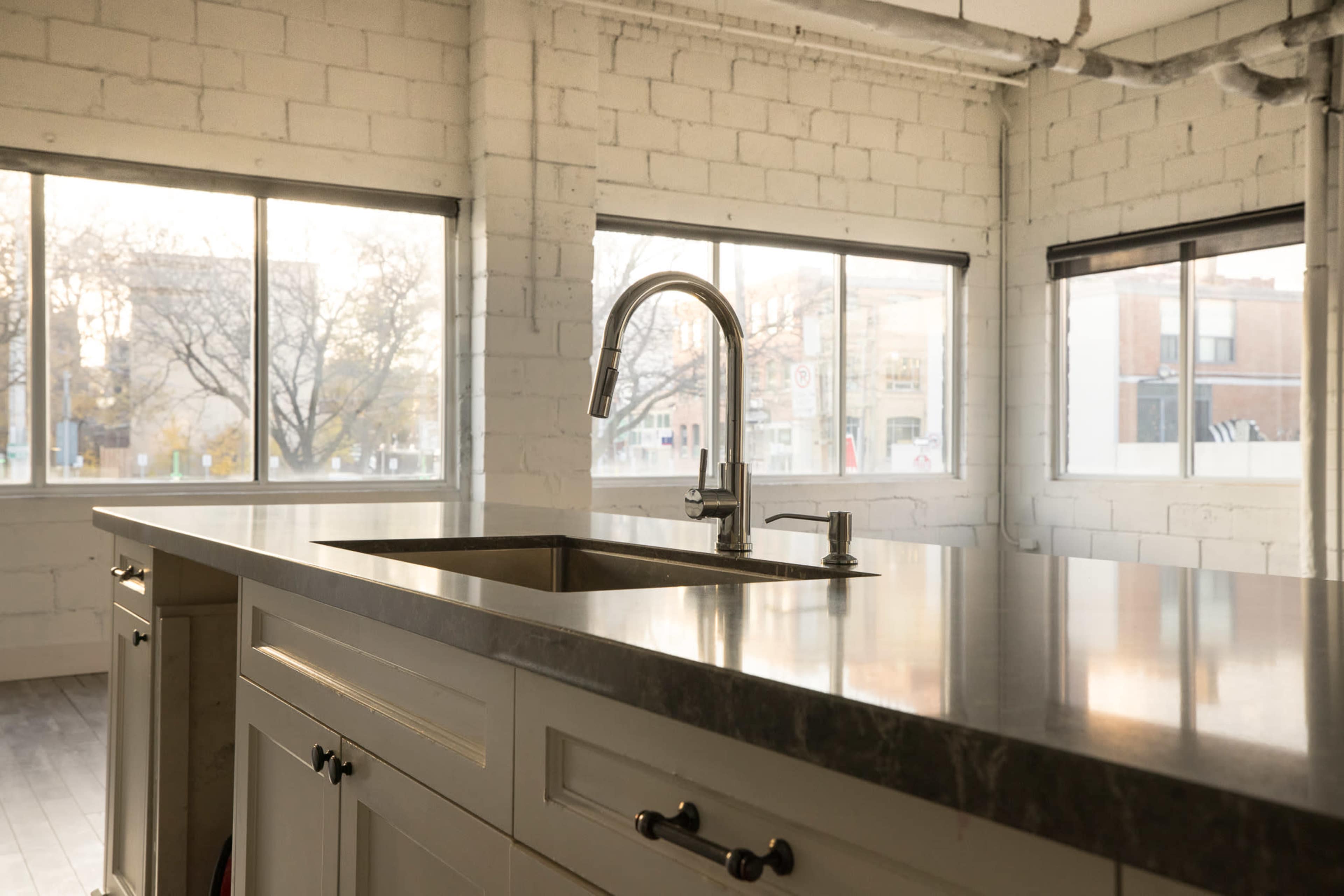 Queen West, loft style, functional kitchen Image in Niagara, Toronto, ON