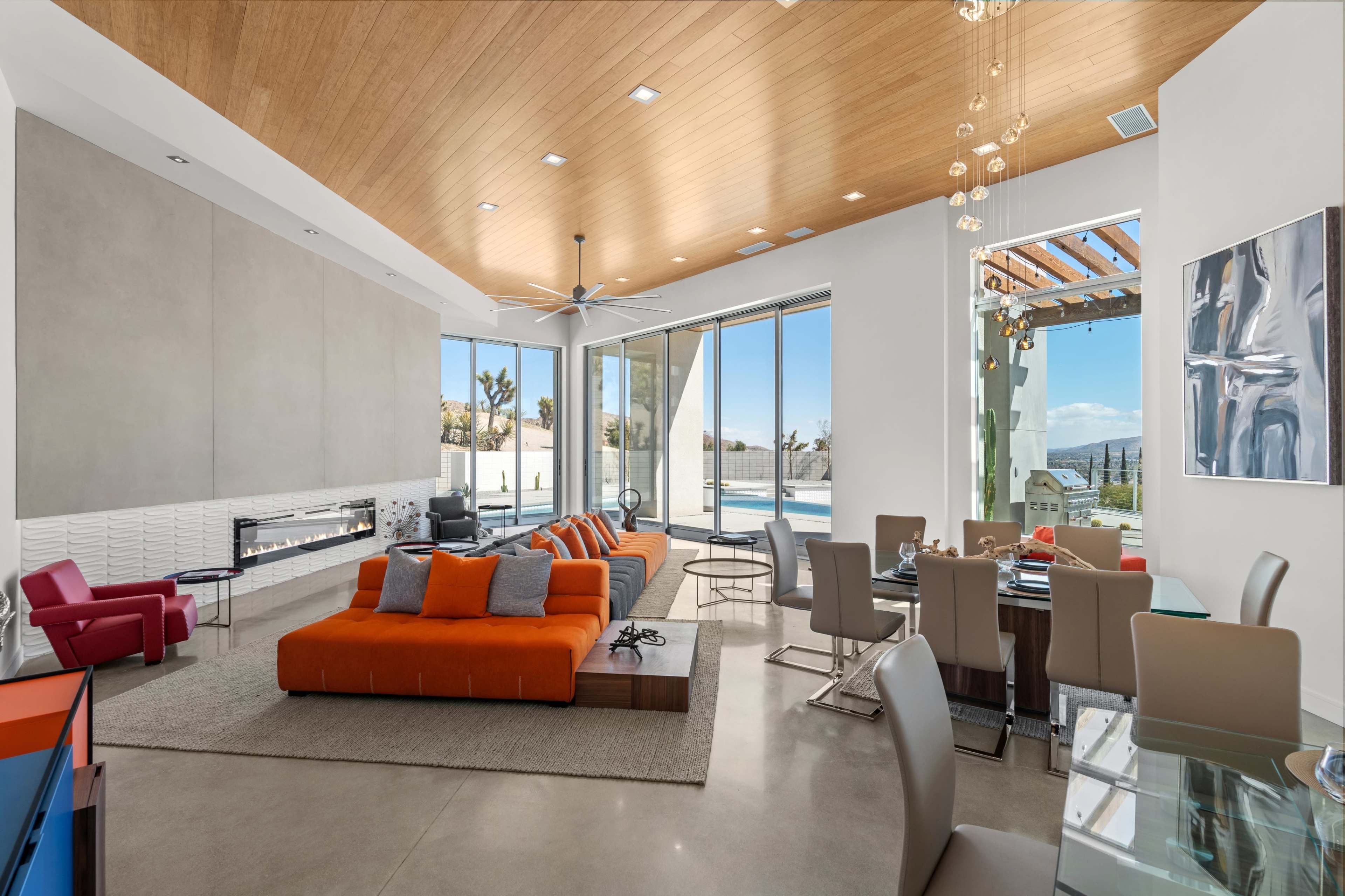 The Overlook by Fieldtrip | 7 Bd Modern Luxury with Infinity Pool & Views Image in Yucca Valley, Yucca Valley, CA