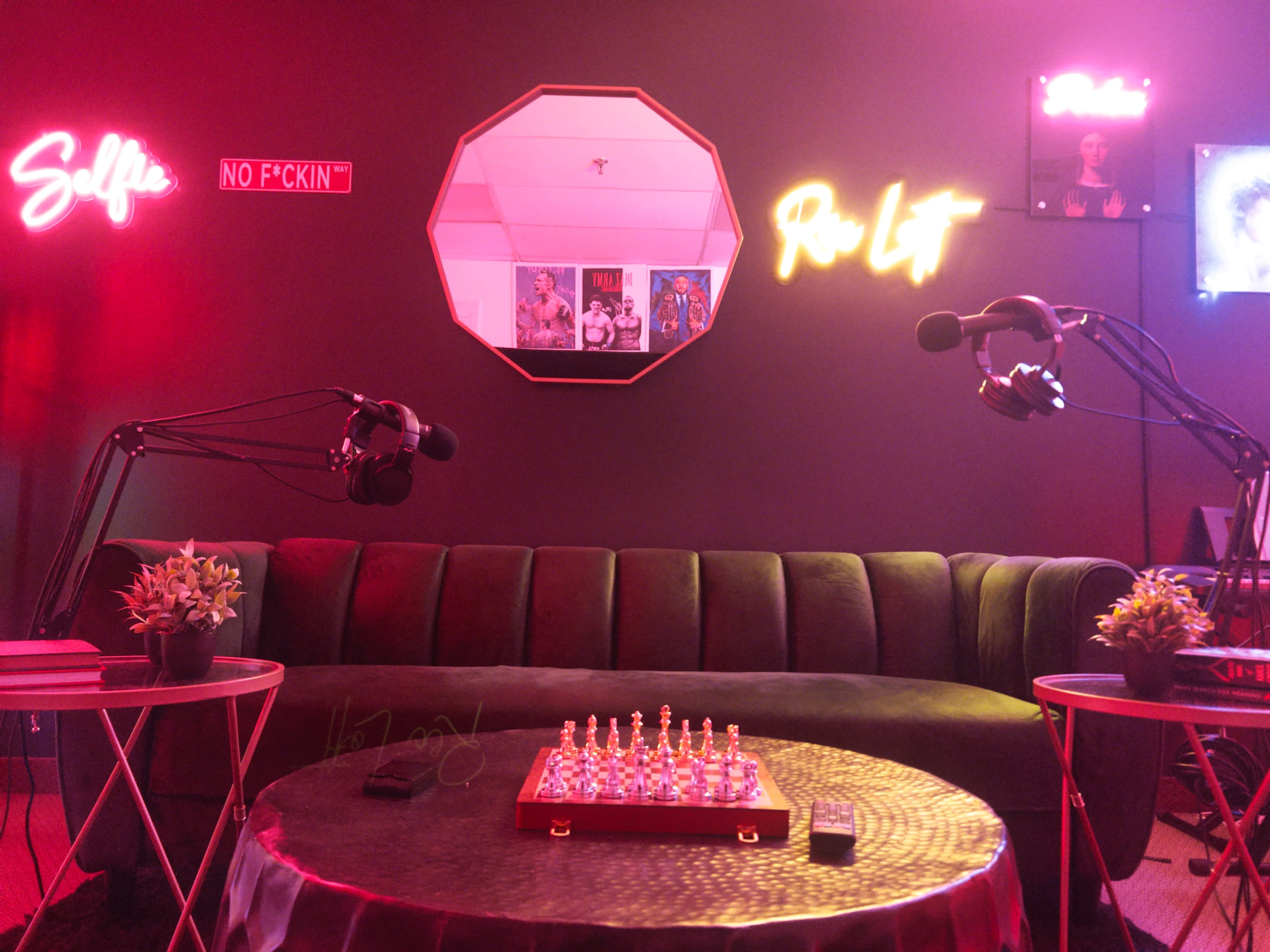 Neon-Lit Multipurpose Studio Loft with Retro Phone Booth Image in Brampton, Brampton, ON