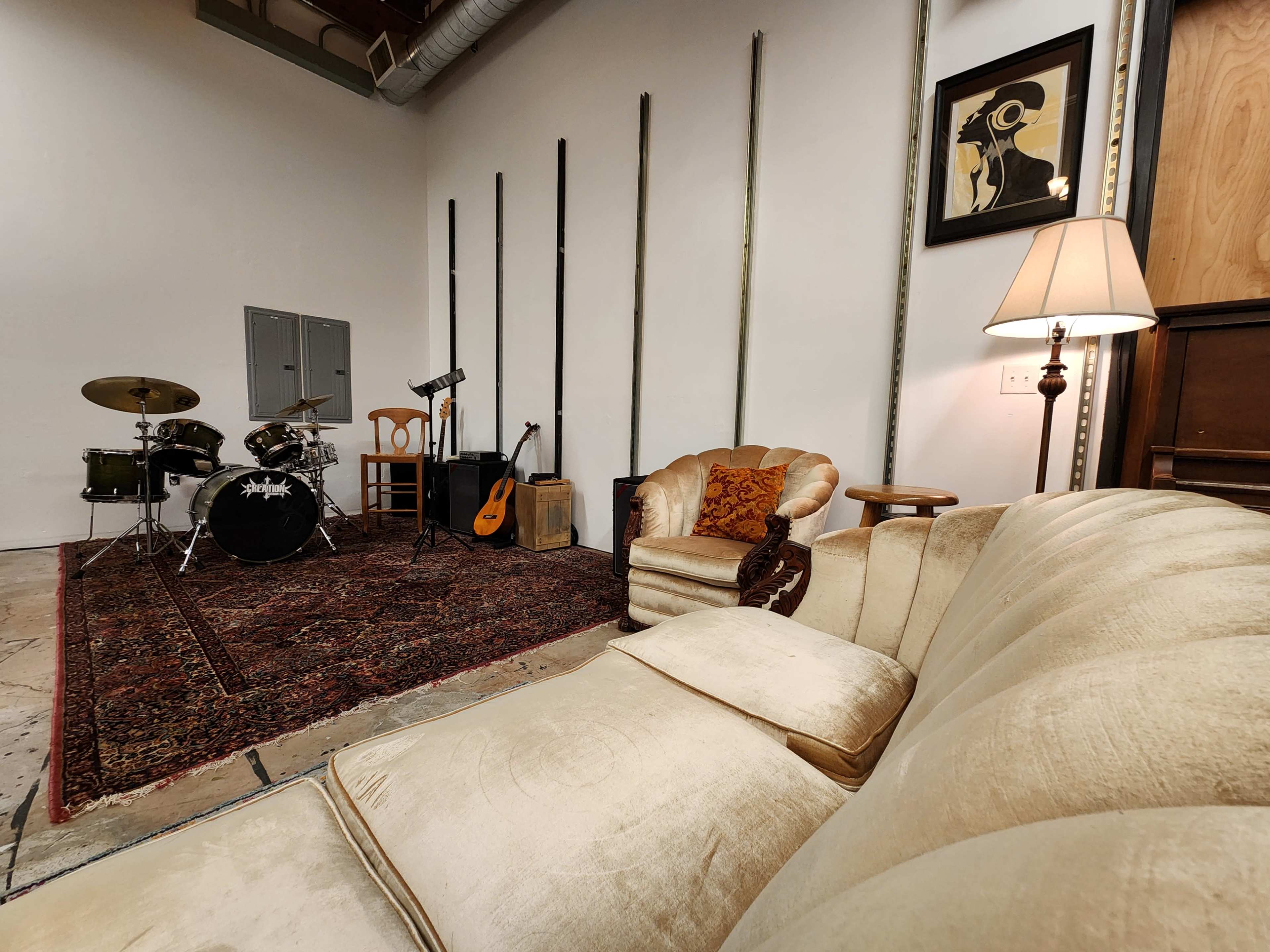 Speak Easy Lounge Vibe for Screenings, Recording and Intimate Gatherings. Image in Central Berkeley, Berkeley, CA