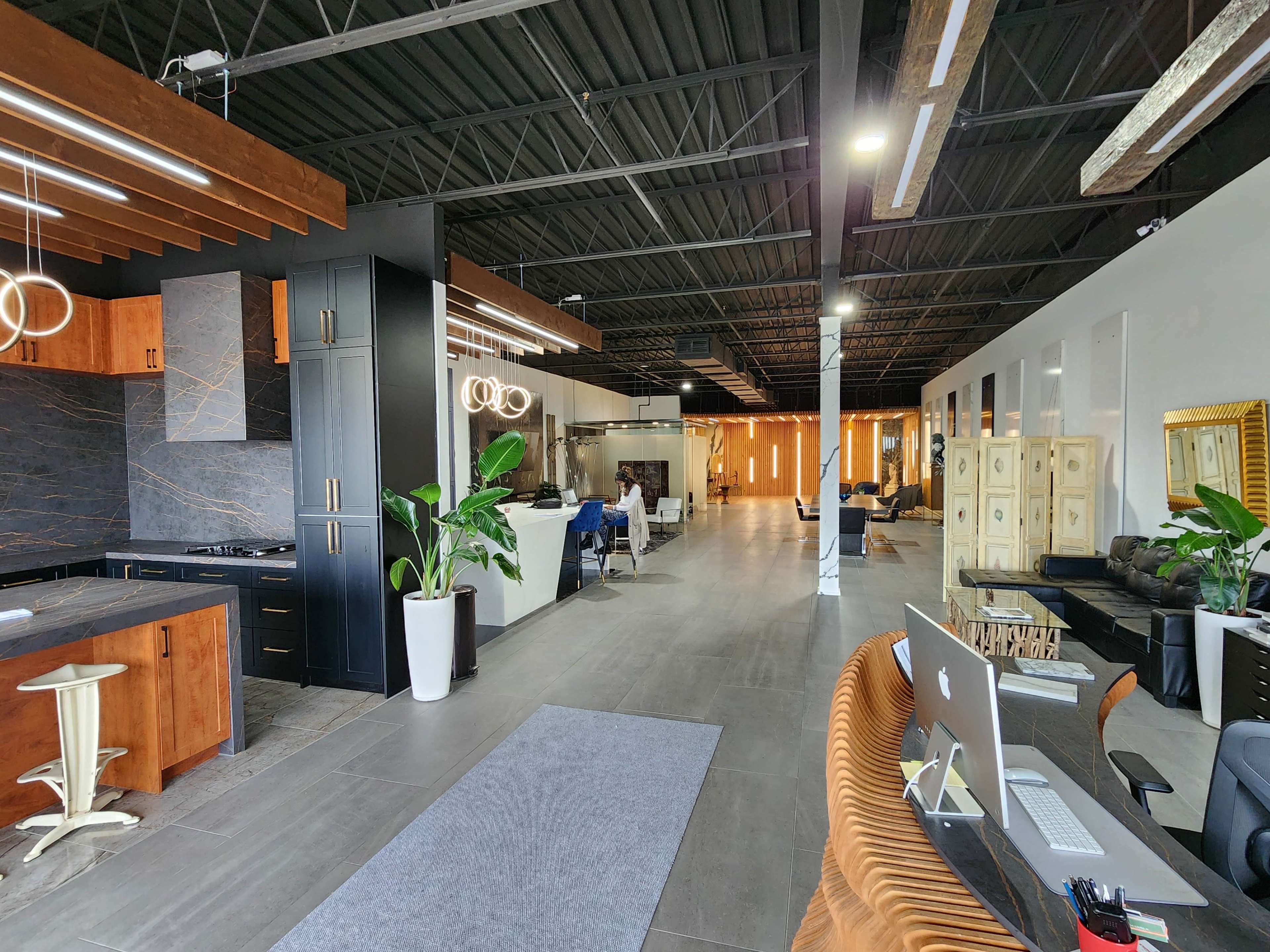 Centrally located high end modern retail showroom Image in Dixie, Mississauga, ON