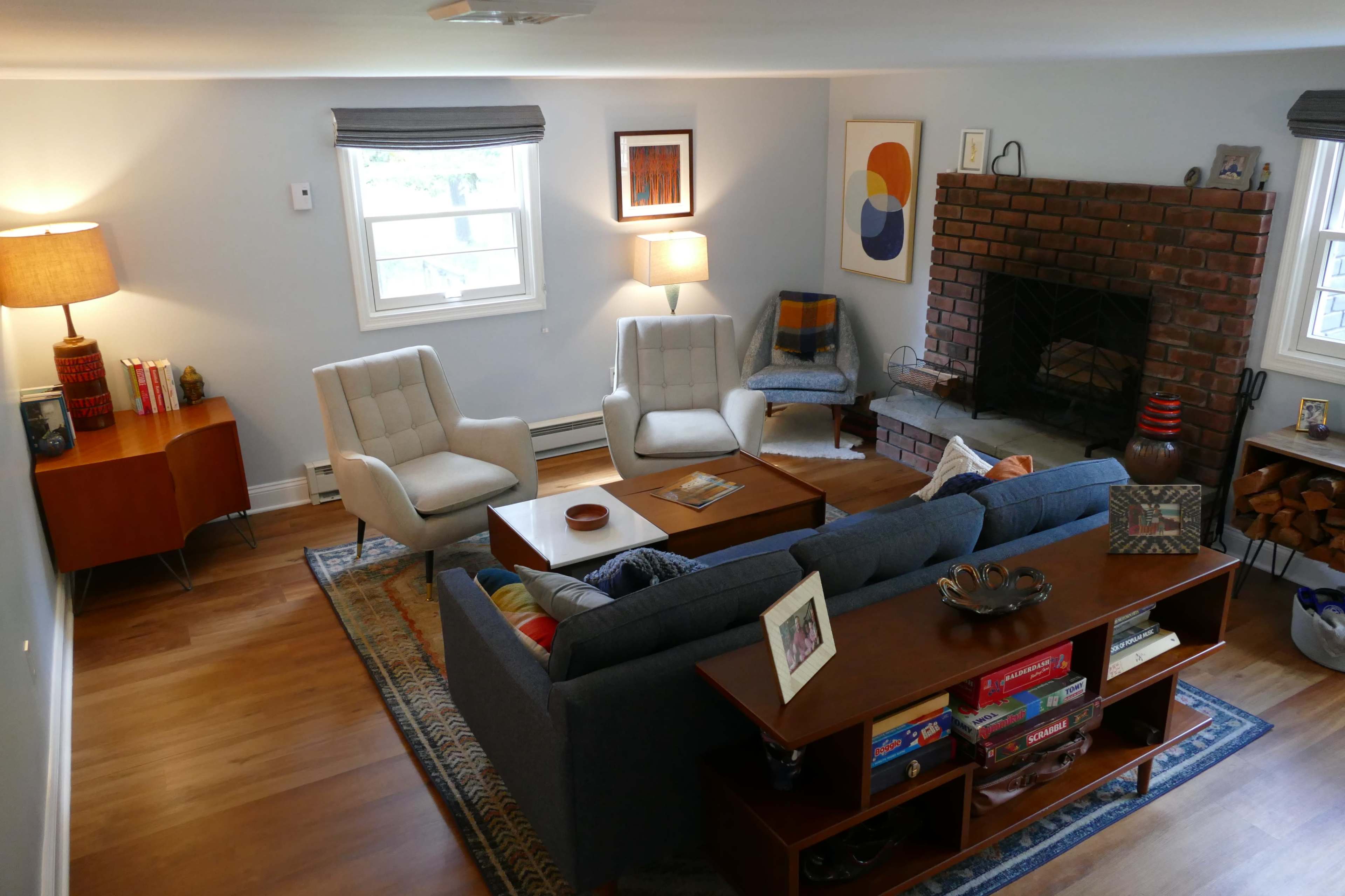 Mid-century modern split-level ranch Image in Woodstock, Woodstock, NY