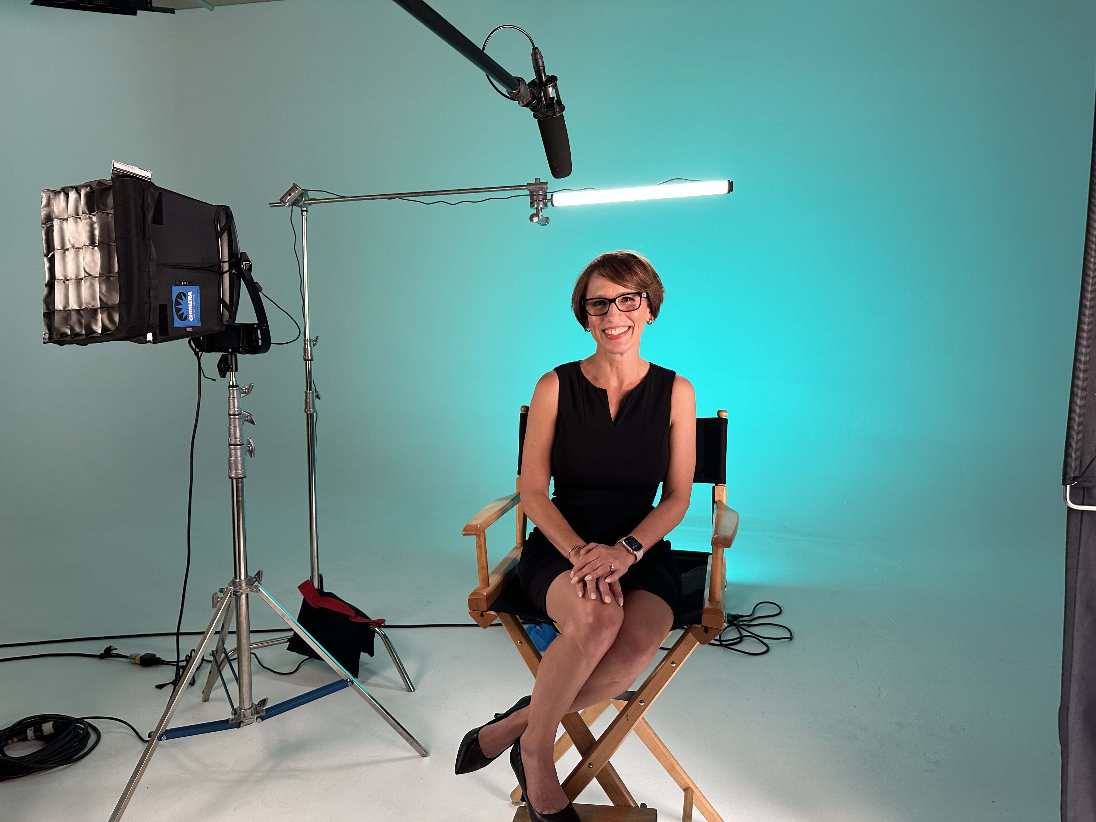 Exercise video shoot