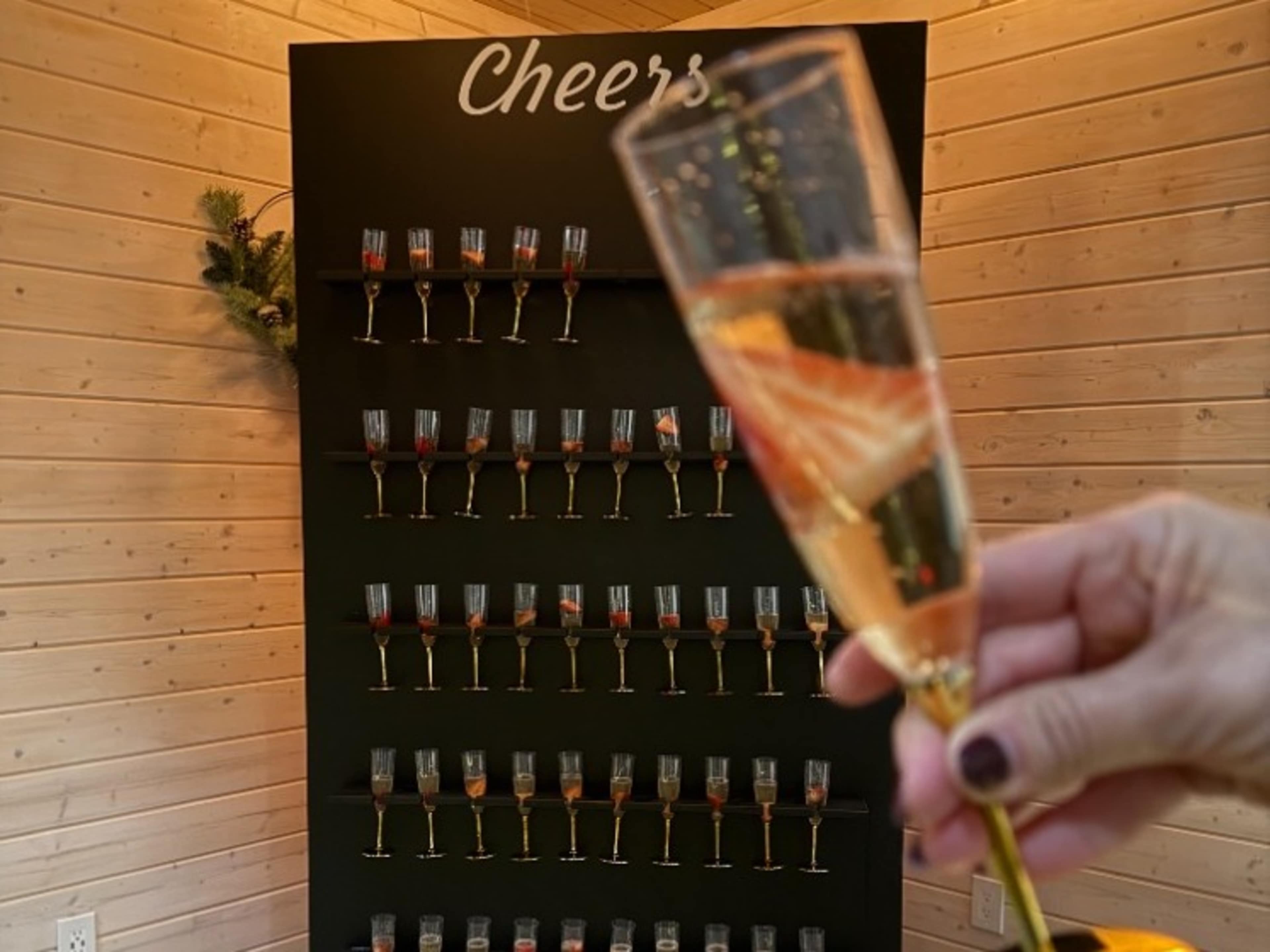 Champagne Wall