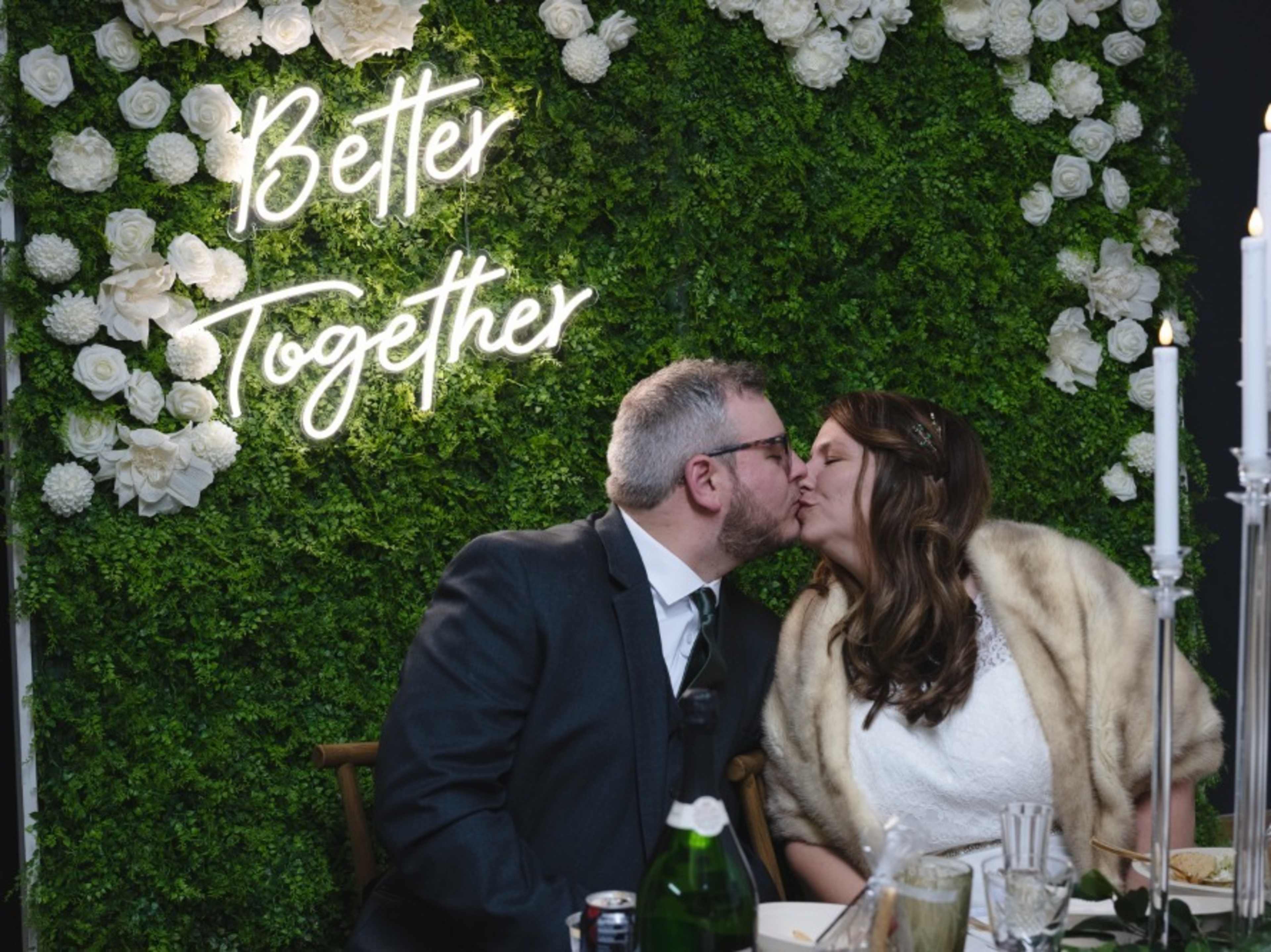 Greenery backdrop rental