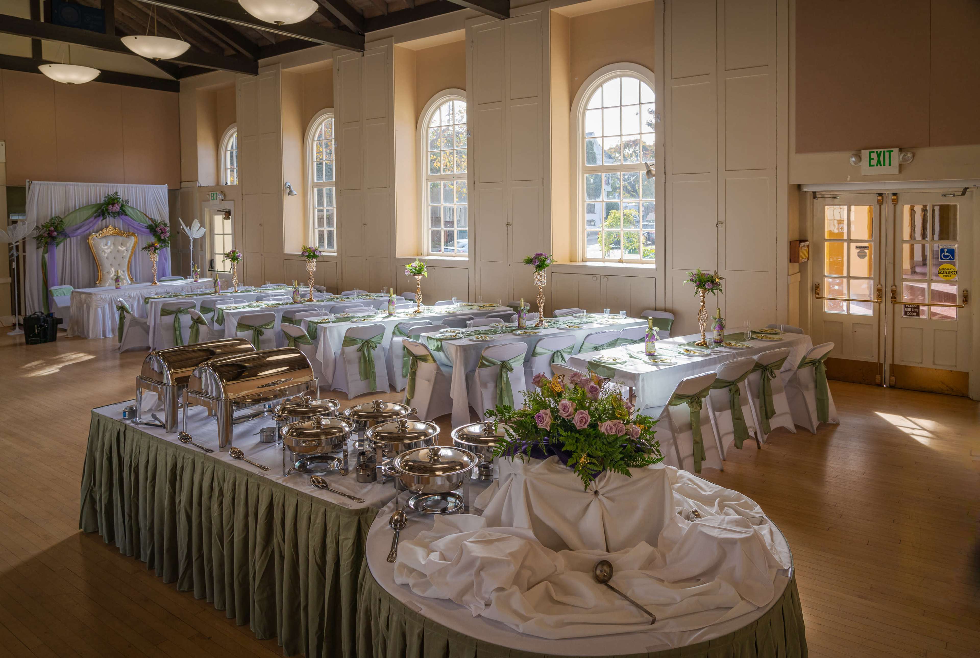 Kloss Hall: Large Reception Hall with Stage, Audio/Video, and Available Commercial Kitchen (Booked Separately) Image in North Central, San Mateo, CA