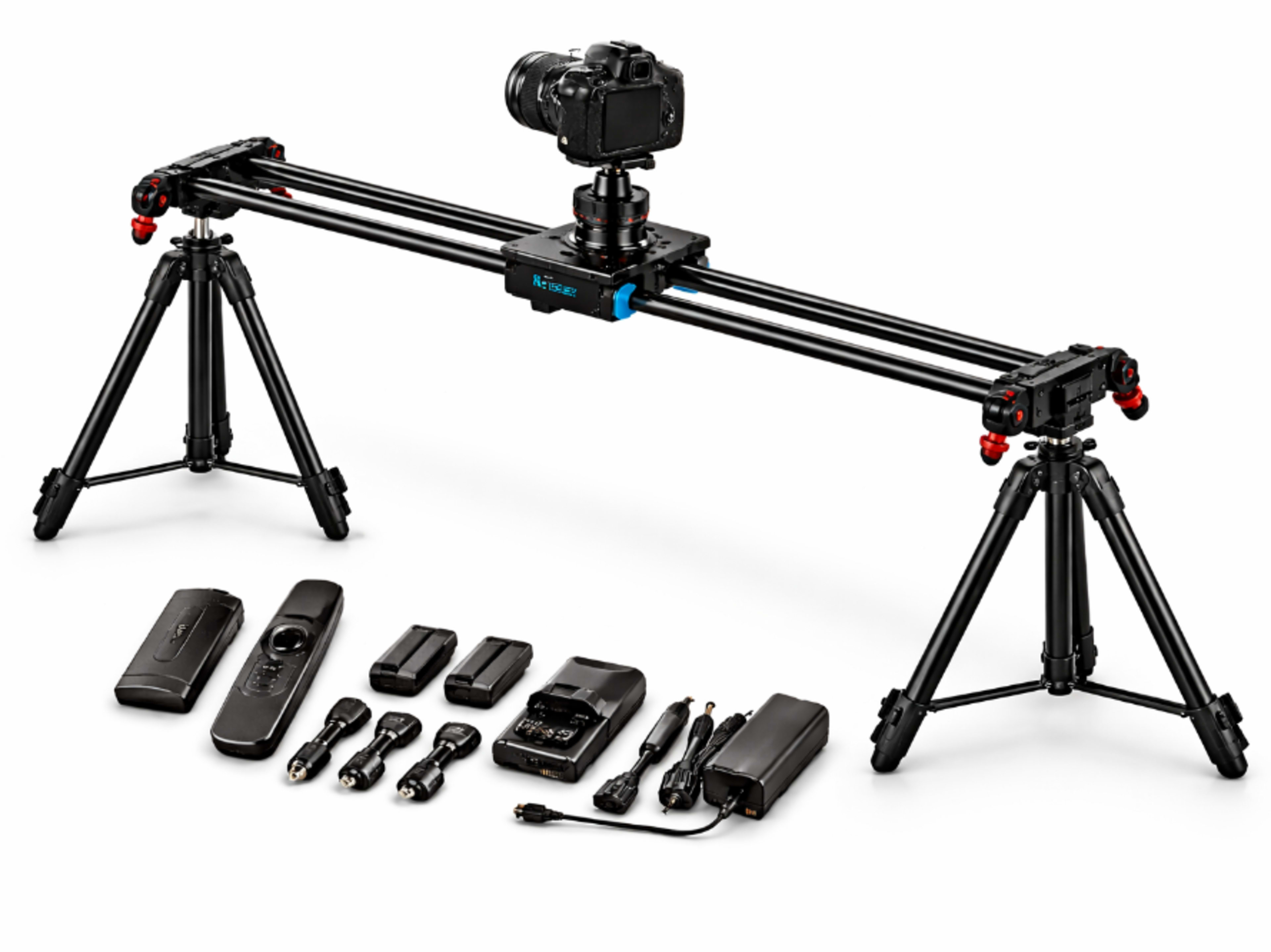 slider motorisé 120 cm avec trépieds
