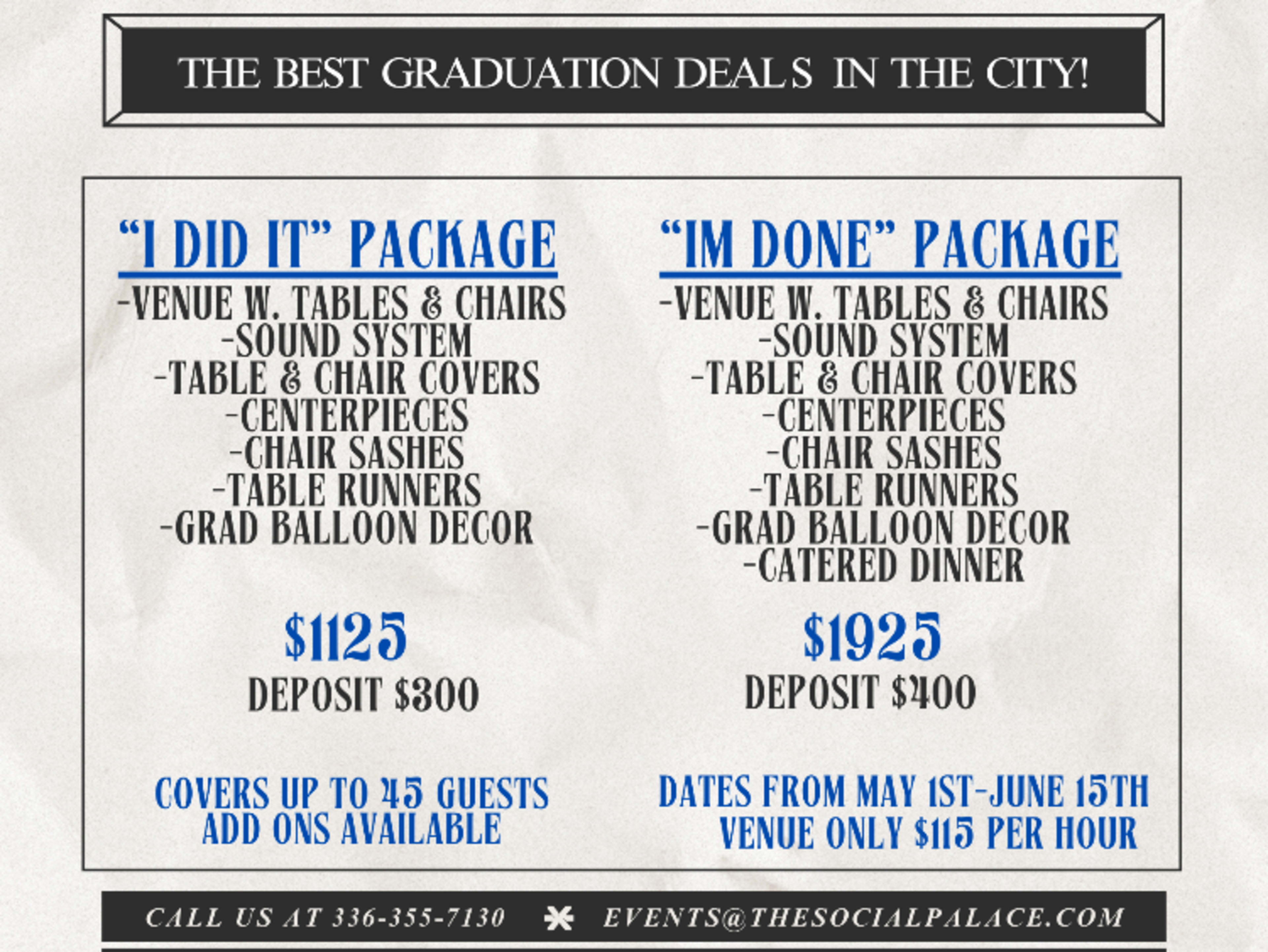 Graduation Special