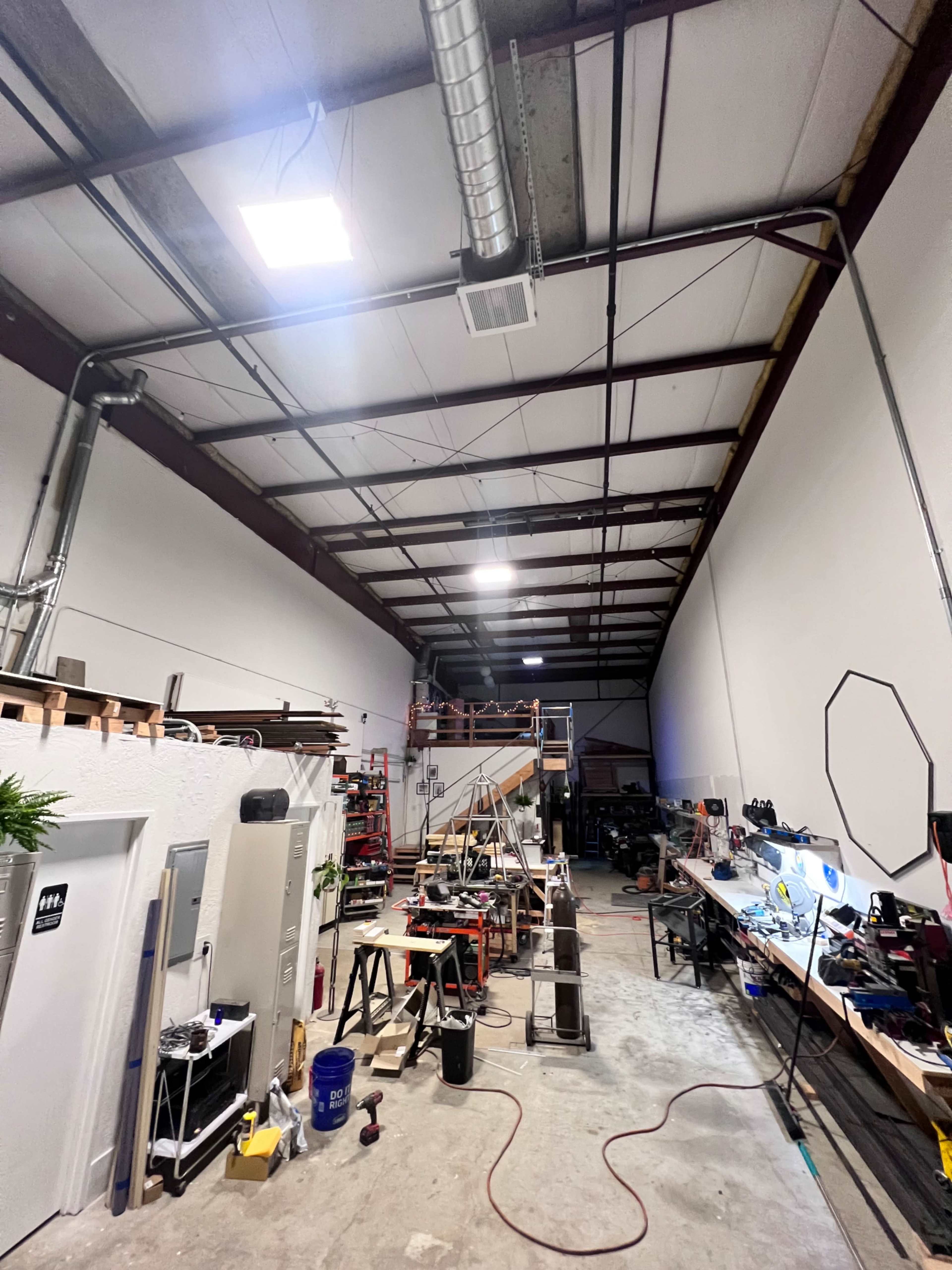 Industrial art space with cozy loft Image in Produce Market, San Francisco, CA