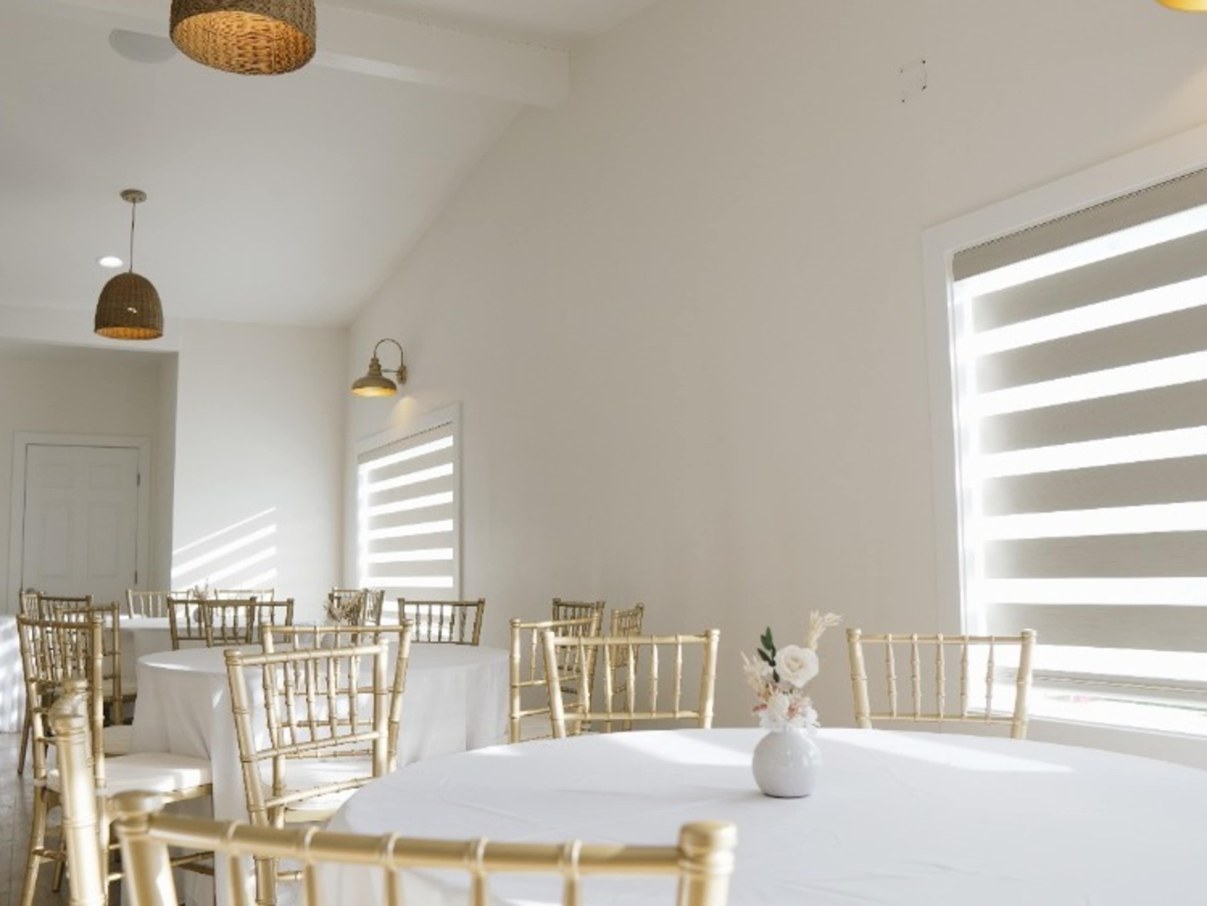 5-Foot Round Wood Banquet Table