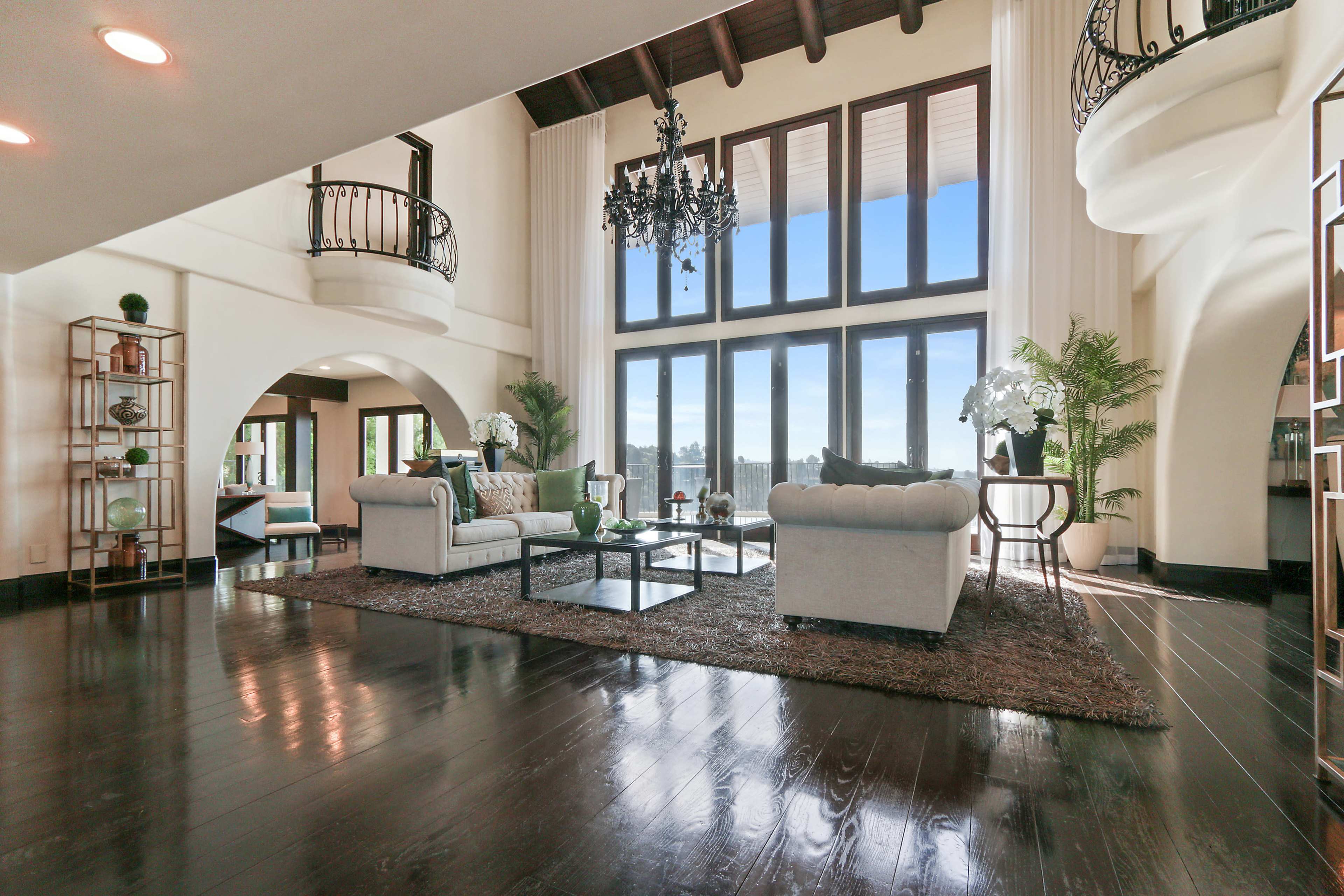 OCEANVIEW MEDITERRANEAN W/ GRAND INTERIORS Image in Beverly Crest, Beverly Hills, CA