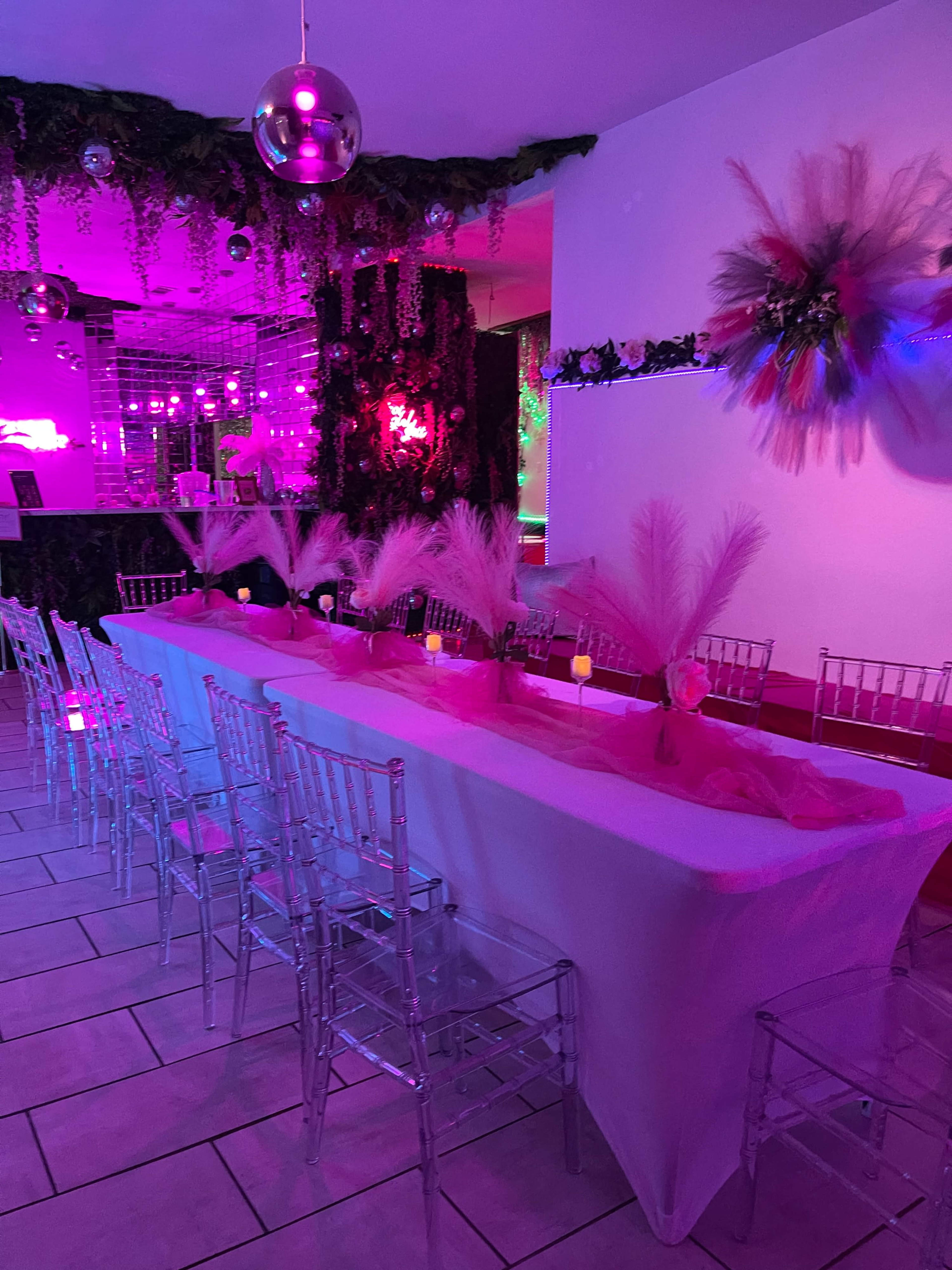 Pink Tropic Speakeasy-Inspired Party Lounge Image in Old East Dallas, Dallas, TX