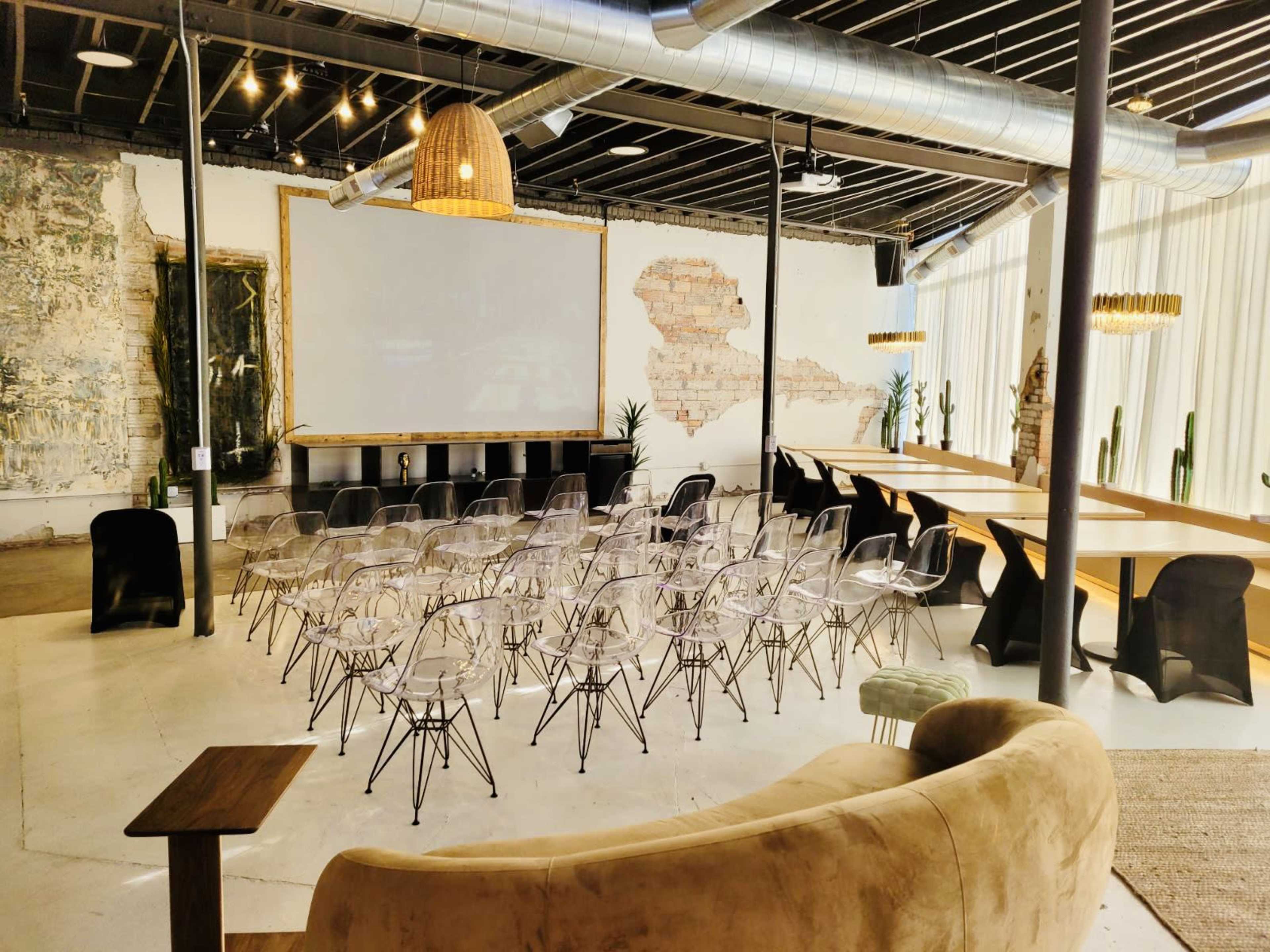 Blank Slate Beauty: White Floors, Rustic Walls, Infinite Creativity Image in Henry Ford, Detroit, MI