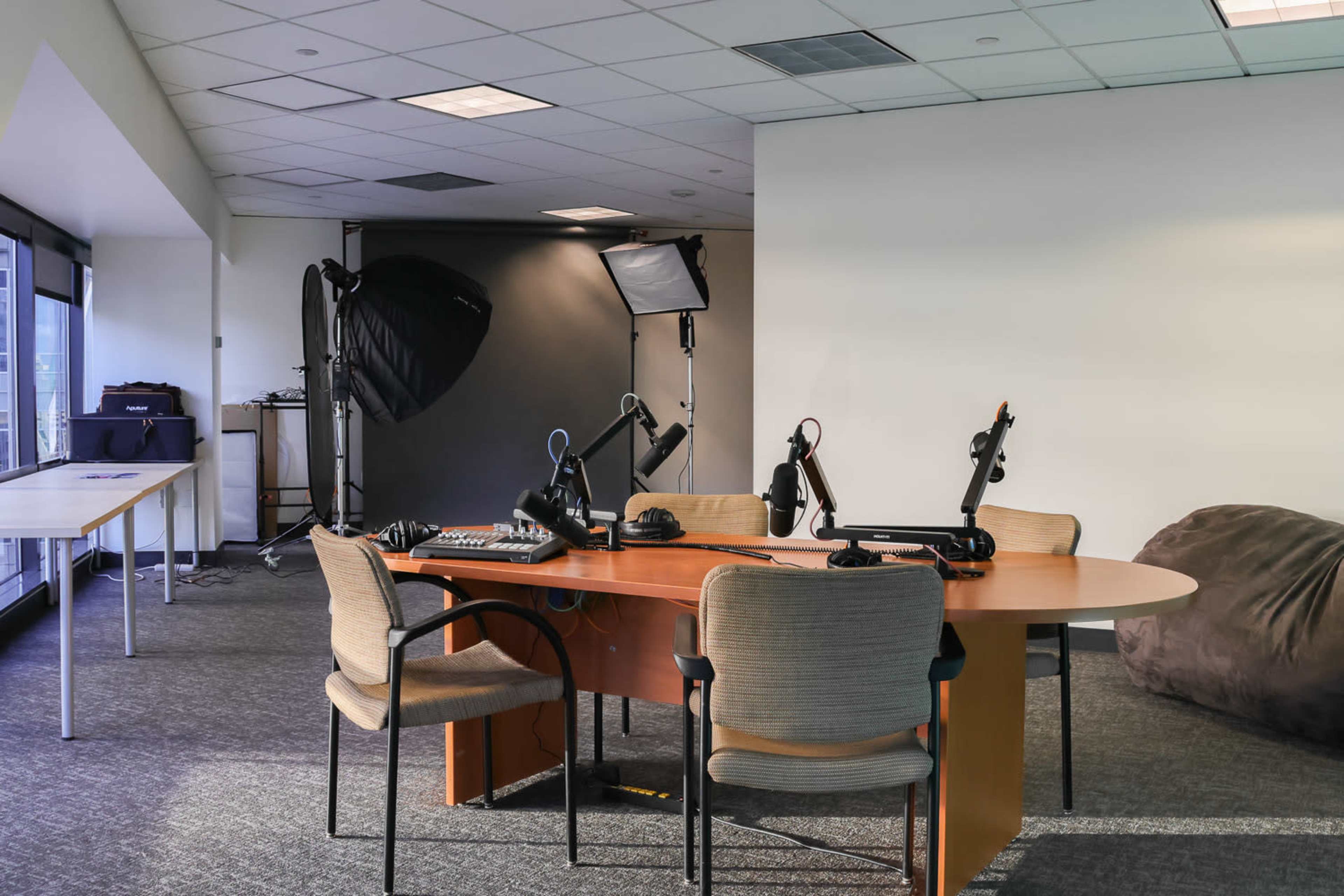 Studio: Professional Podcast & Creative Content Production Space Image in Central Business District, Seattle, WA