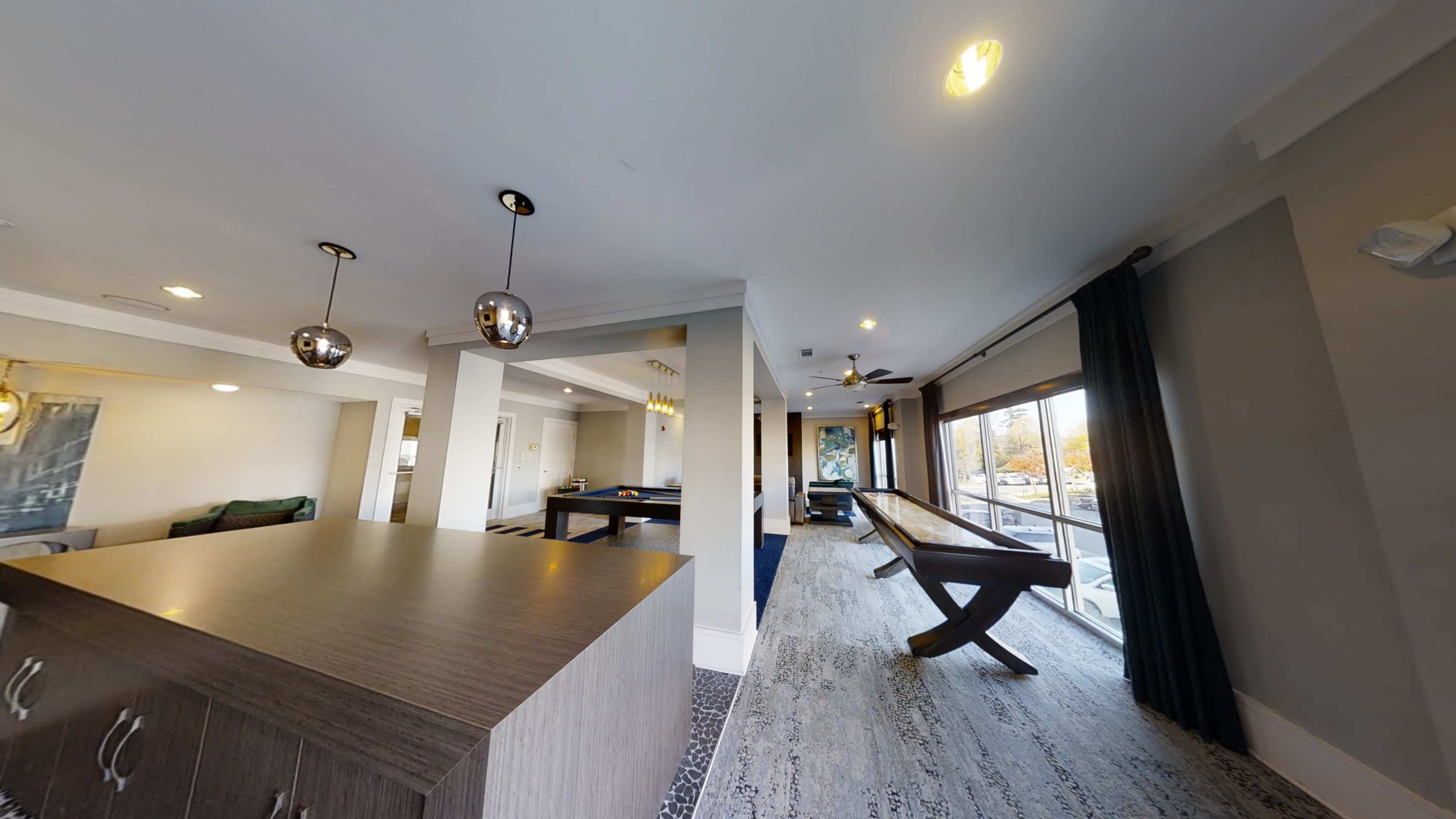 Bright and luxurious lounge with billiards table and kitchenette for entertaining! Image in Mooresville, Mooresville, NC