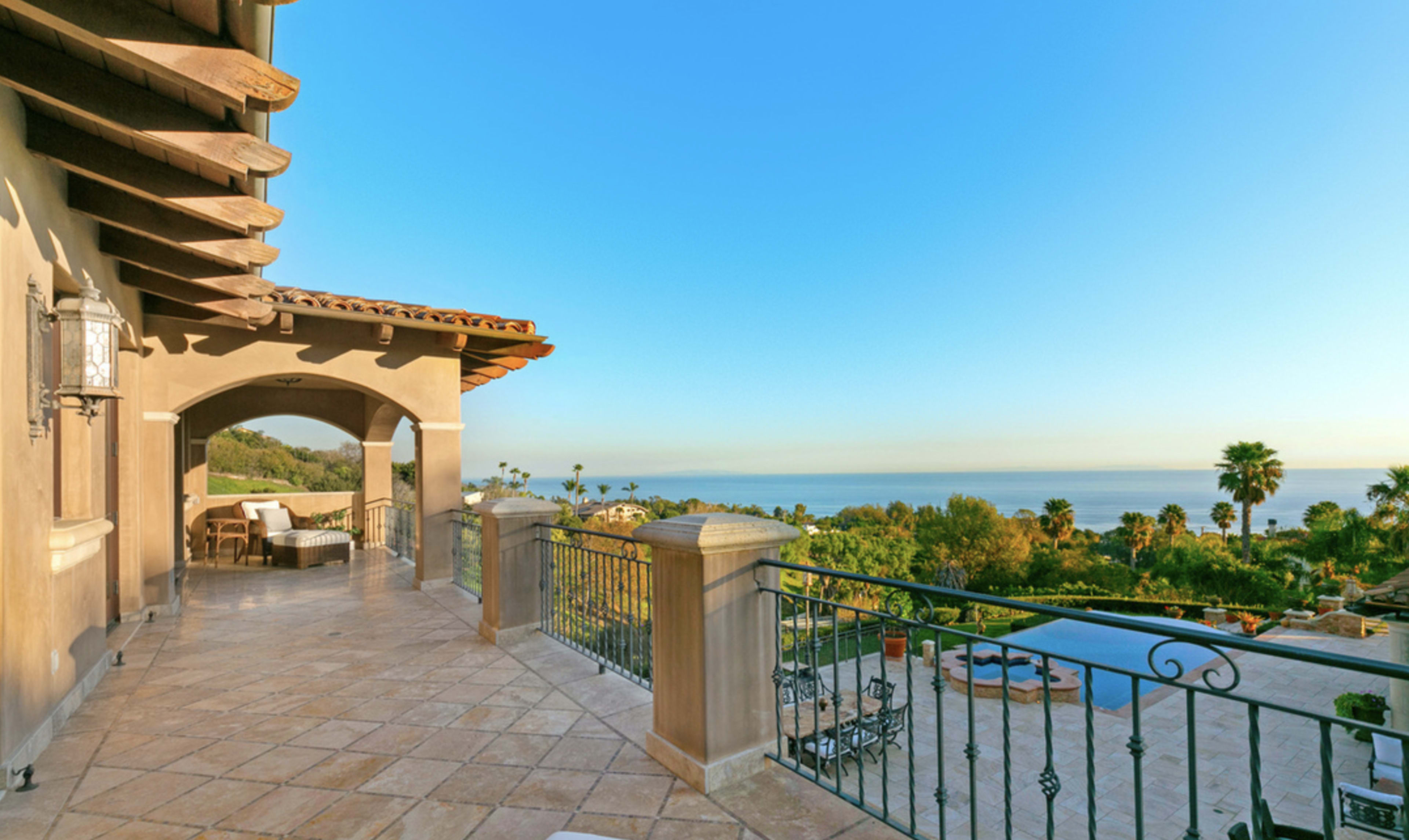 Spanish mansion with ocean view Image in Central Malibu, Malibu, CA