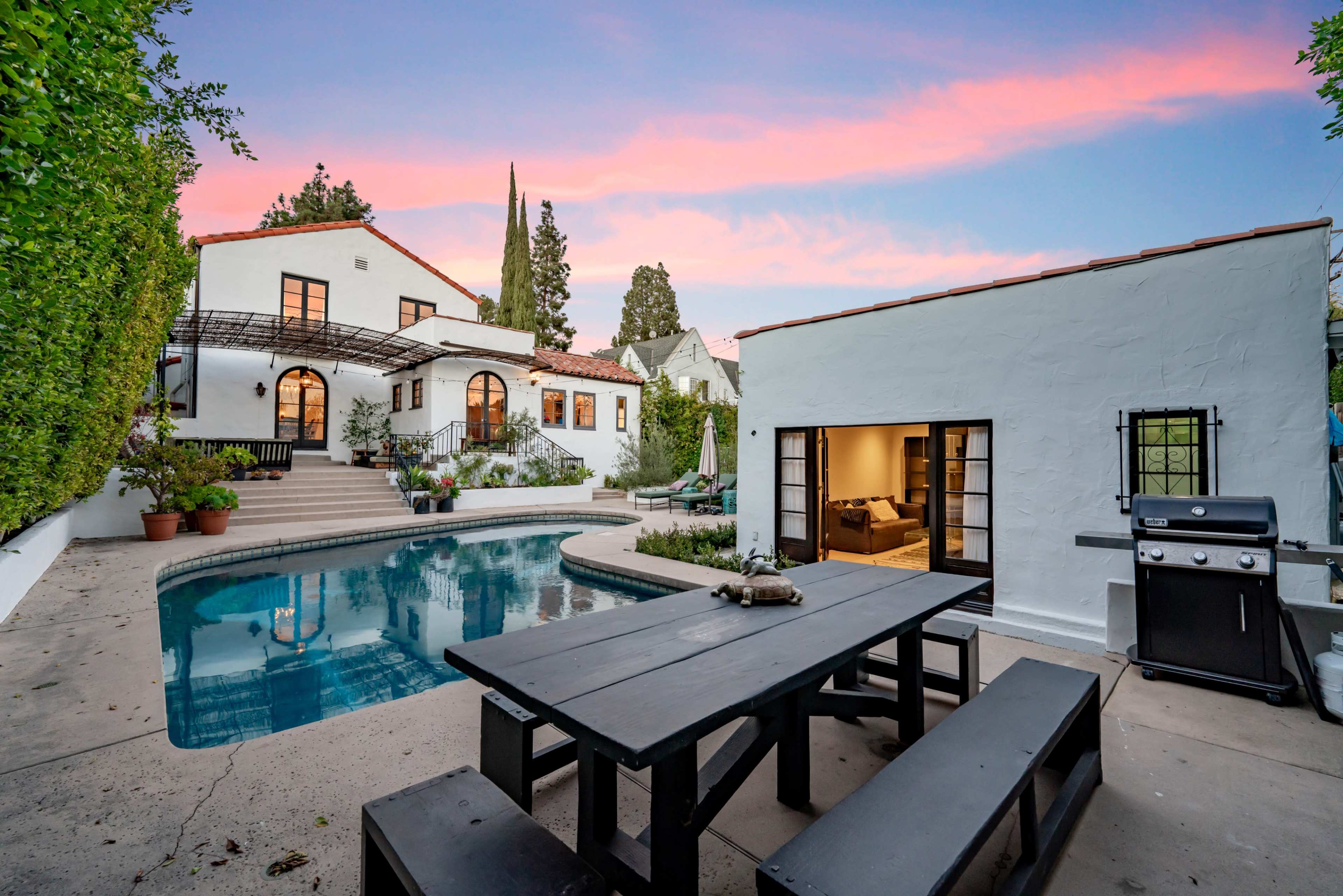 Eclectic 1925 Mediterranean Villa w/ Pool Image in Los Feliz, Los Angeles, CA
