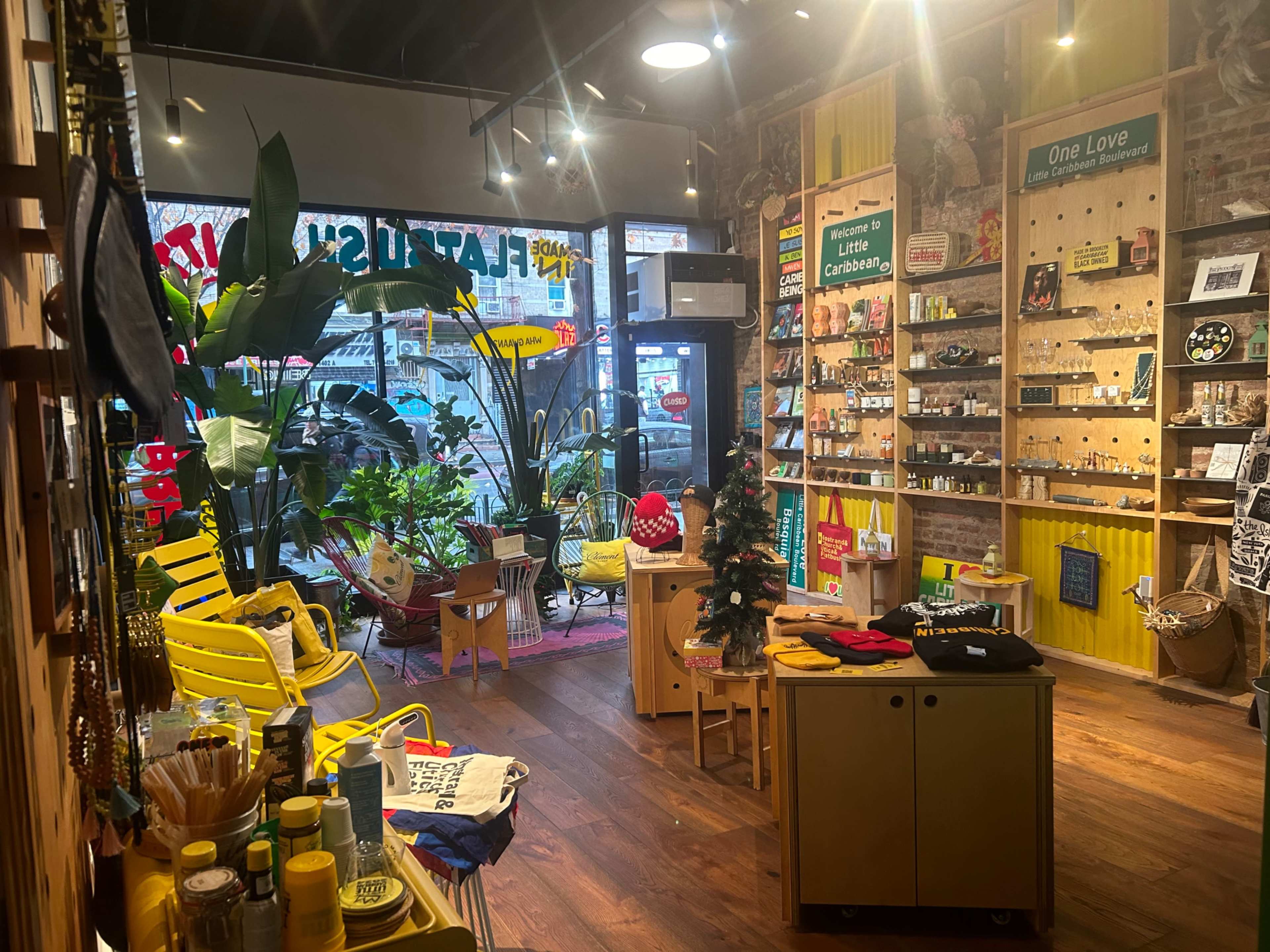 A Storefront with Caribbean Flair Image in Little Haiti, Brooklyn, NY