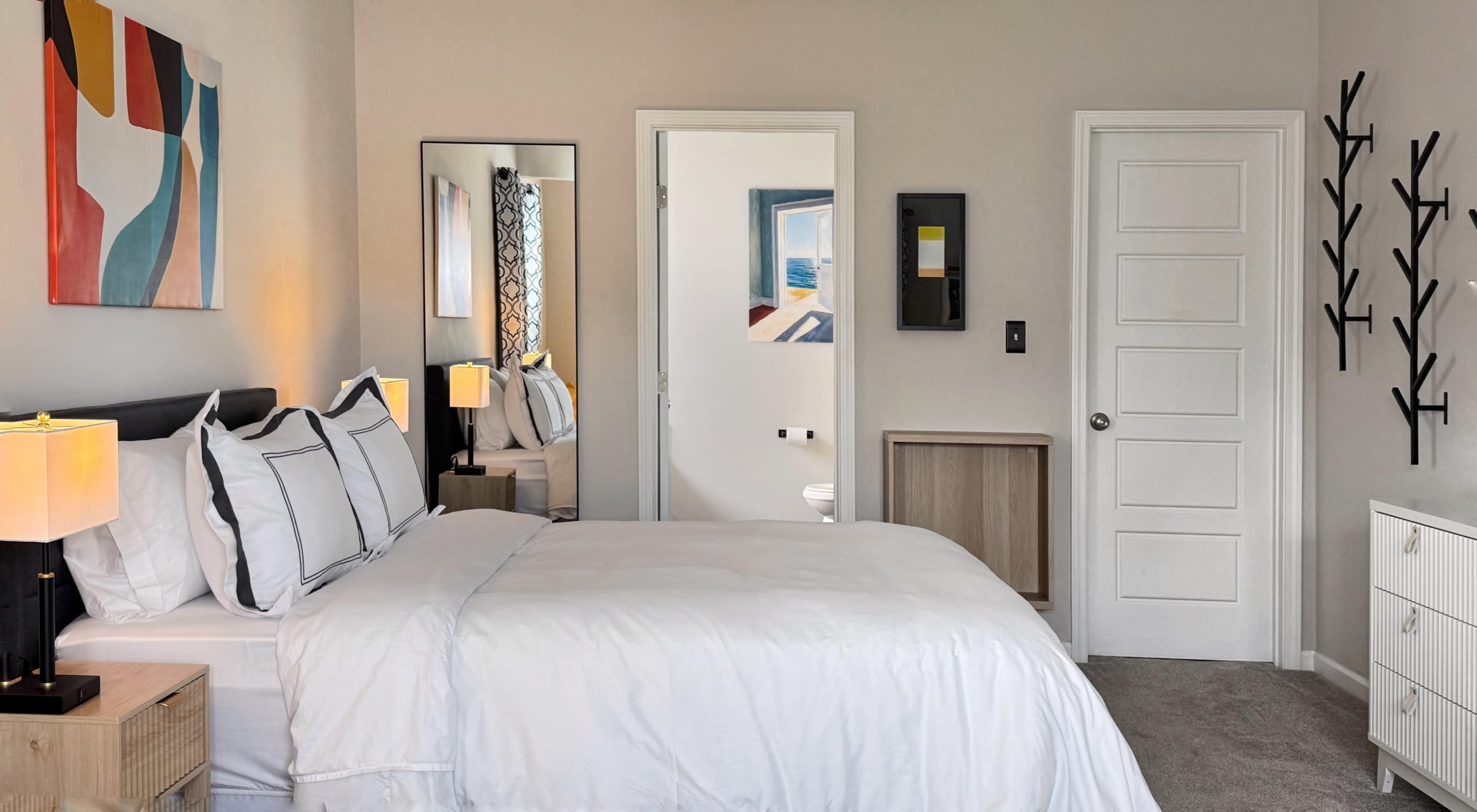 Sunny, Modern Master Bedroom Suite for Podcasting/Photo Shoot/Videos Image in Groves Of Deerfield, Wendell, NC