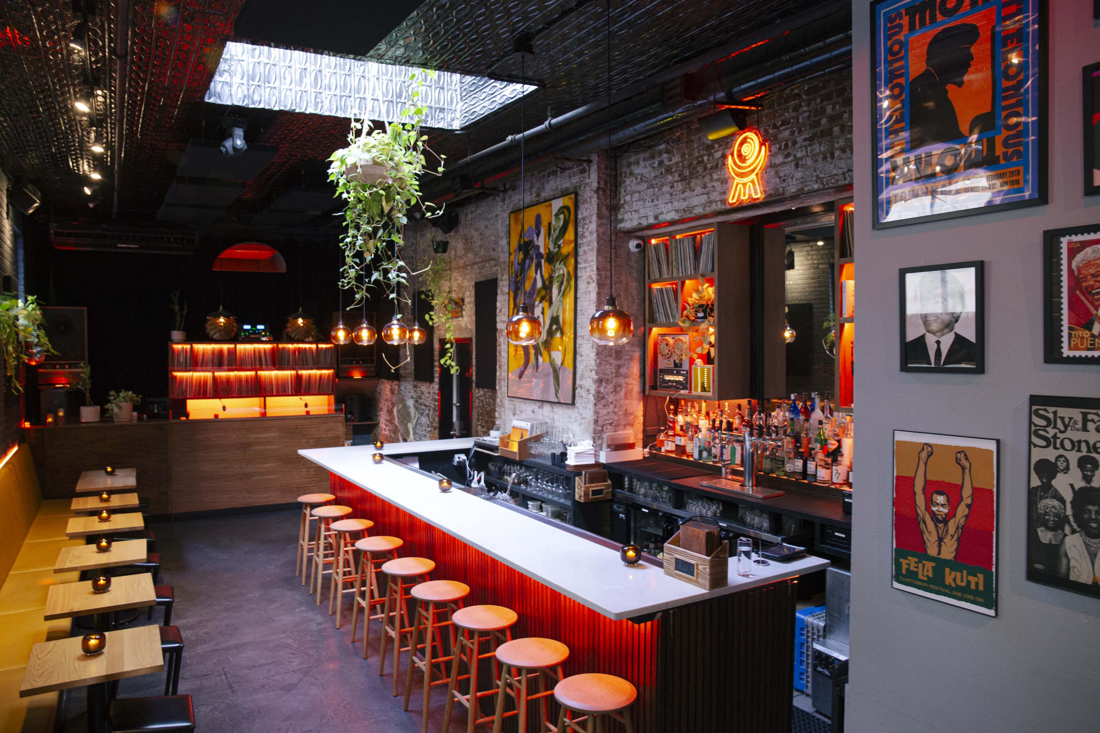 Brooklyn Hi-fi Vinyl listening bar with a curated cocktail program and elevated street food Image in Bushwick, Brooklyn, NY