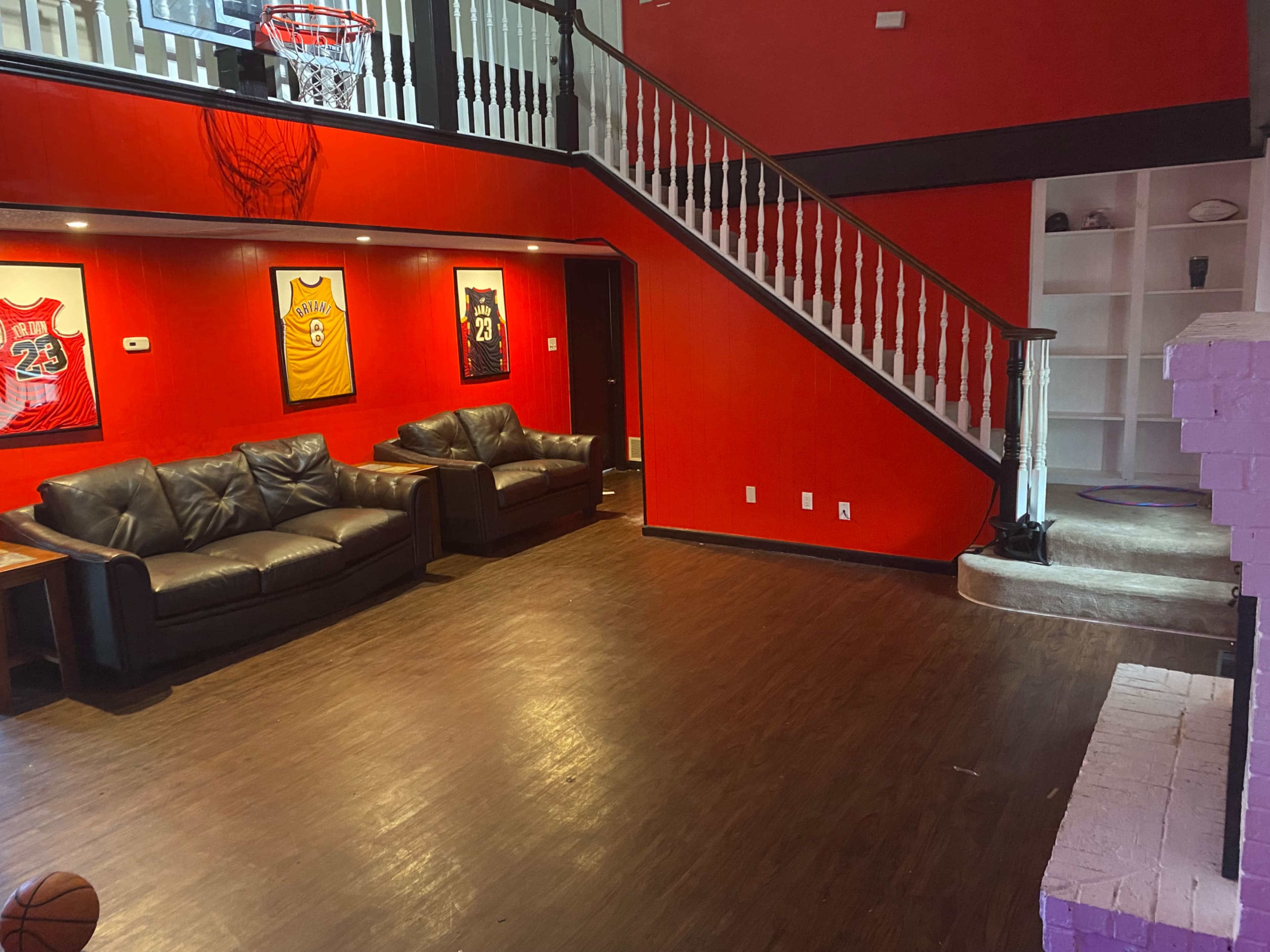 Red themed House.  Big lounge areas Image in Duncanville, Duncanville, TX