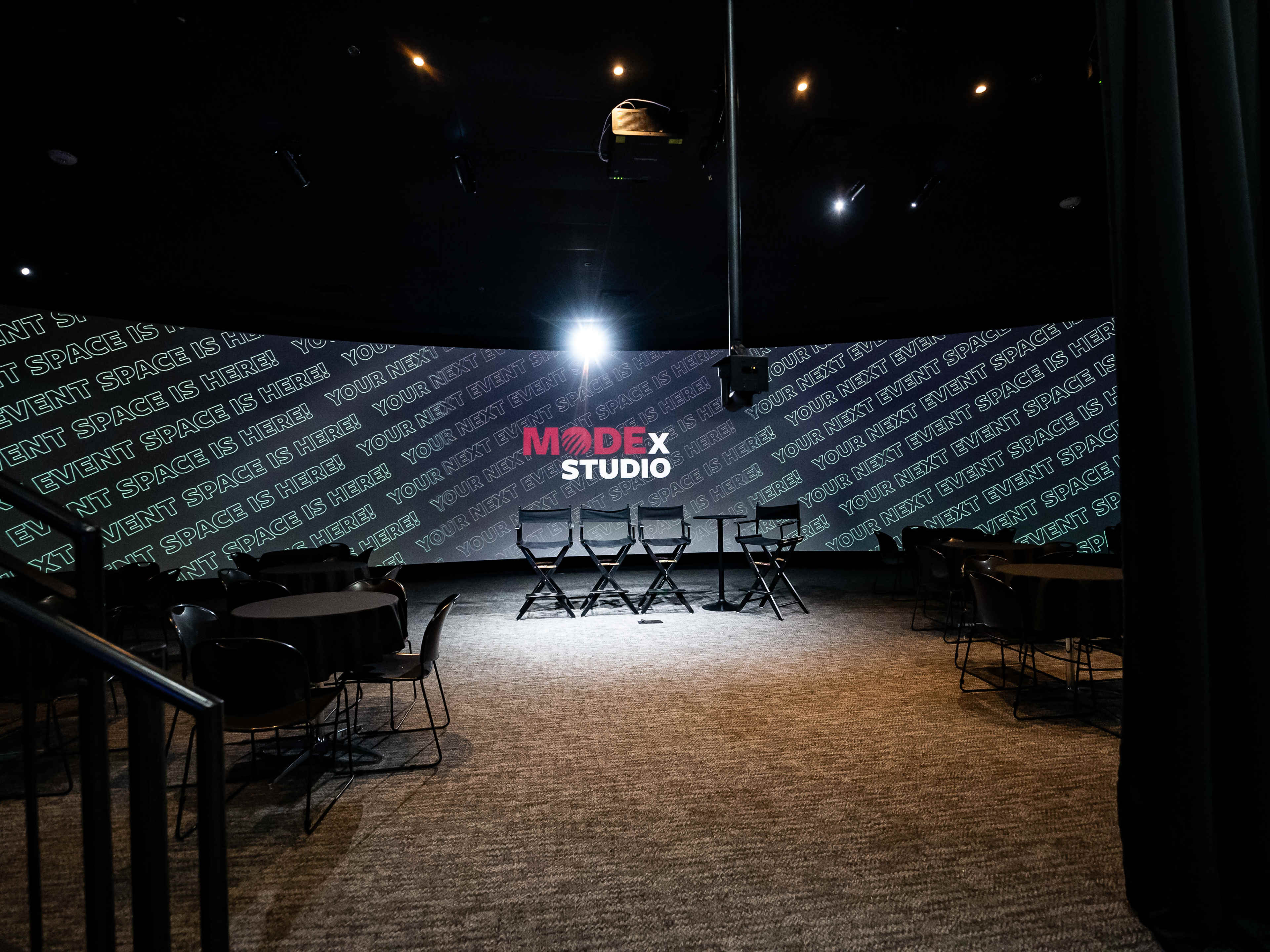 Immersive Studio w/ Massive 60’x13’ Curved Video Wall in Buckhead Image in Buckhead, Atlanta, GA