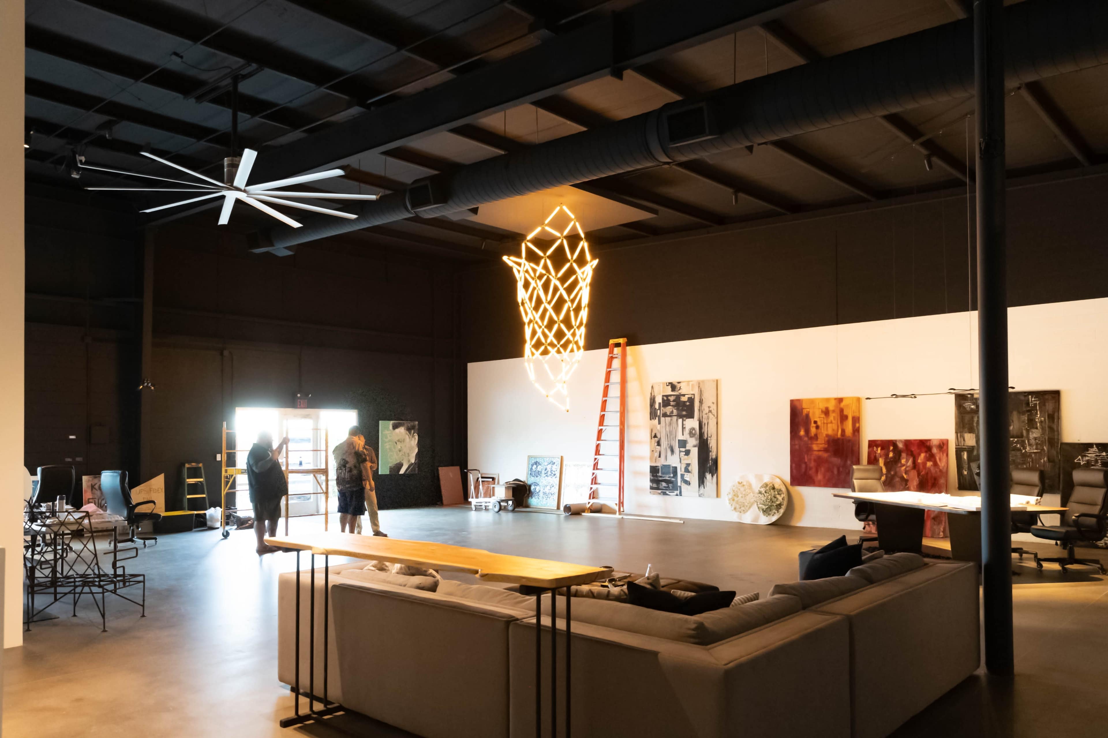 Open Floor Plan Art Gallery and Blank Canvas Industrial Event Space in Berry Hill Image in South Nashville, Nashville, TN