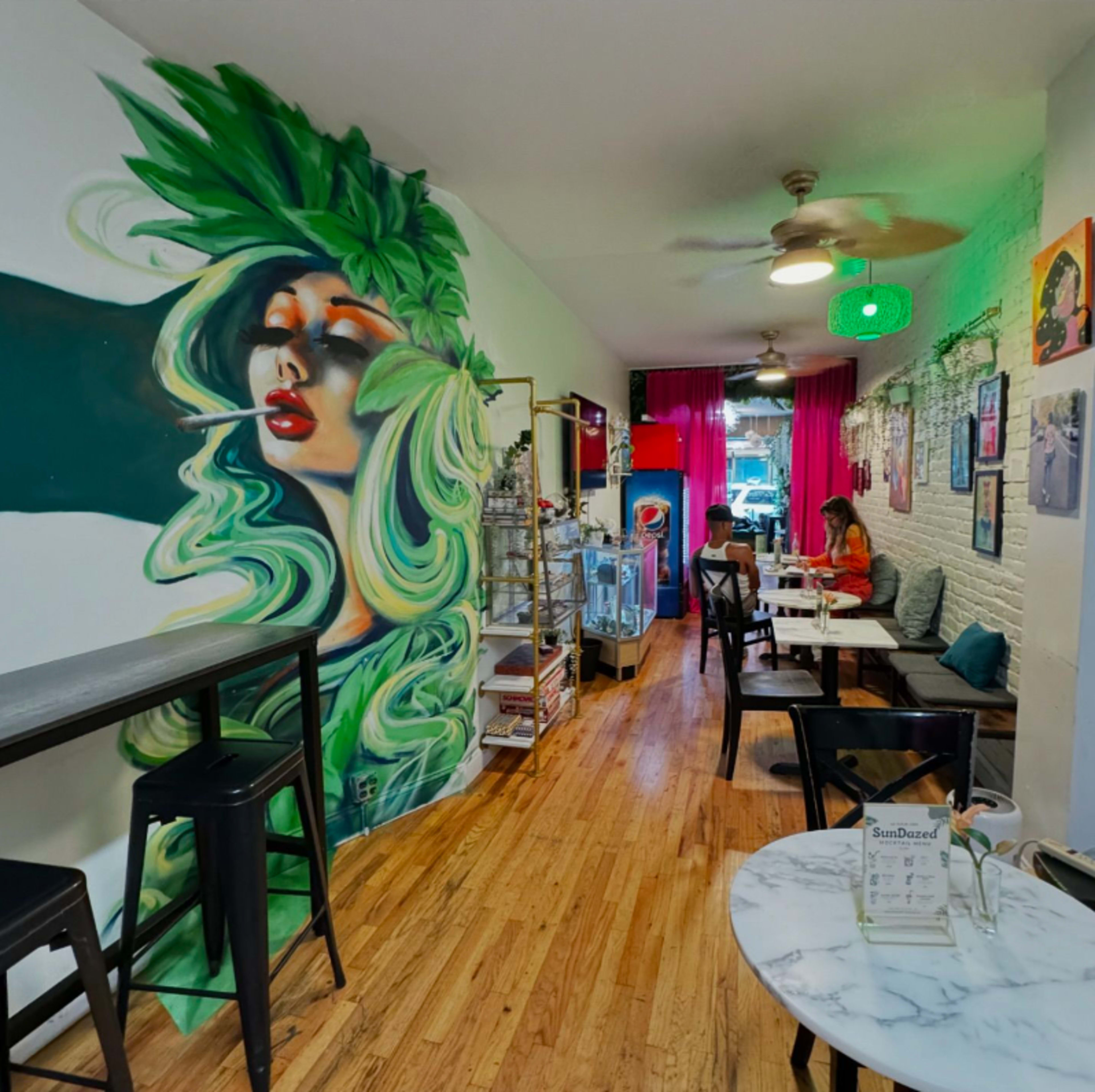 Vibrant and Eclectic Lower East Side Cafe Image in East Village, New York, NY