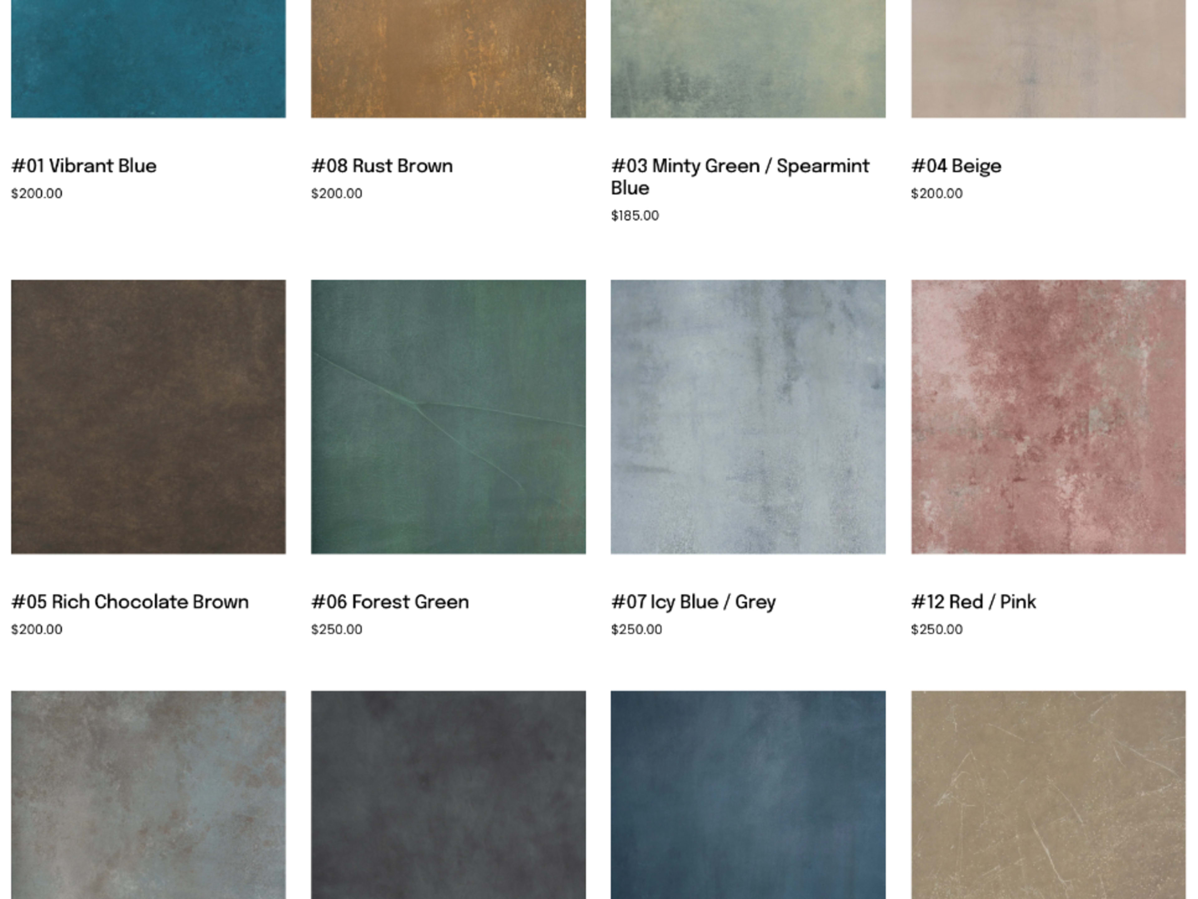 Hand Painted Canvas Backdrops