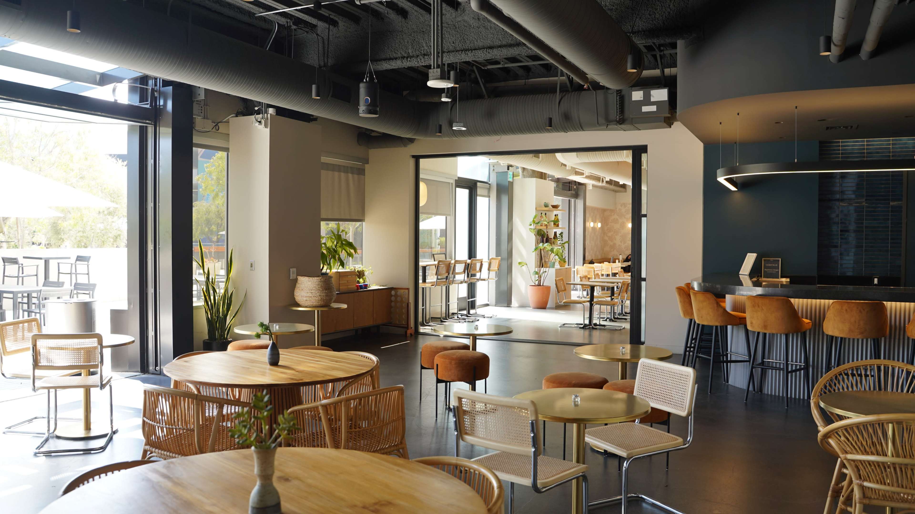 Large & Bright Indoor/Outdoor Cafe & Bar Venue in Playa Vista Image in Westchester, Los Angeles, CA
