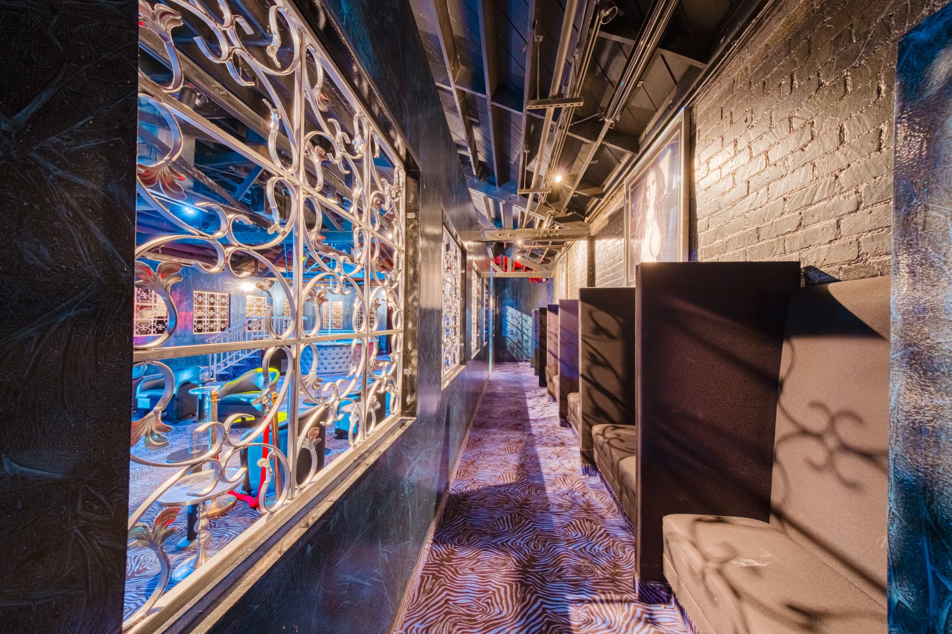 BLUE LIGHTS, ZEBRA NIGHTS: ICONIC GENTLEMAN’S Image in North Hollywood, Los Angeles, CA