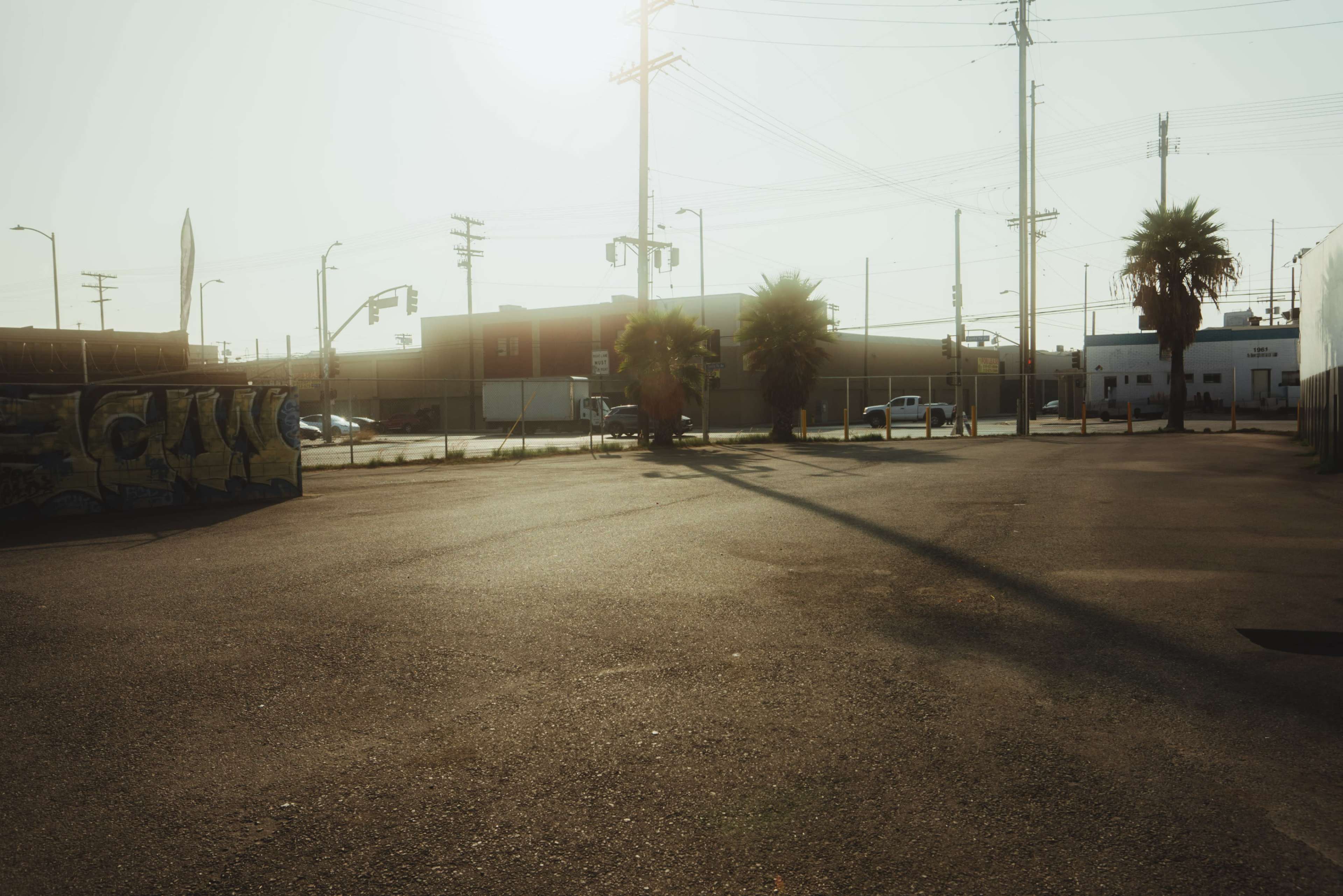 Downtown LA Private Gated Parking Lot Image in Central LA, los angeles, CA