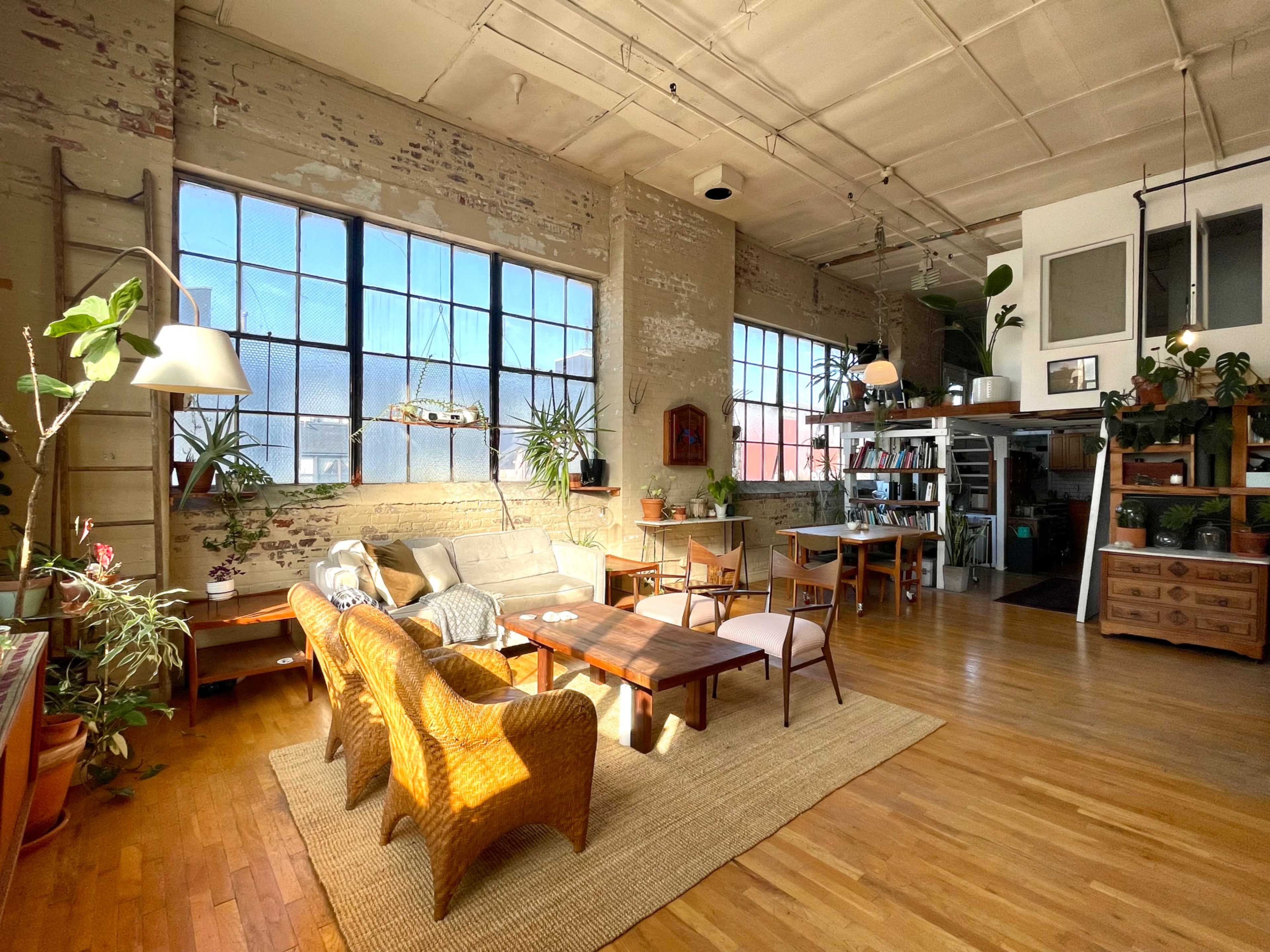 Light Flooded Event + Photoshoot Loft Image in Greenpoint, Brooklyn, NY