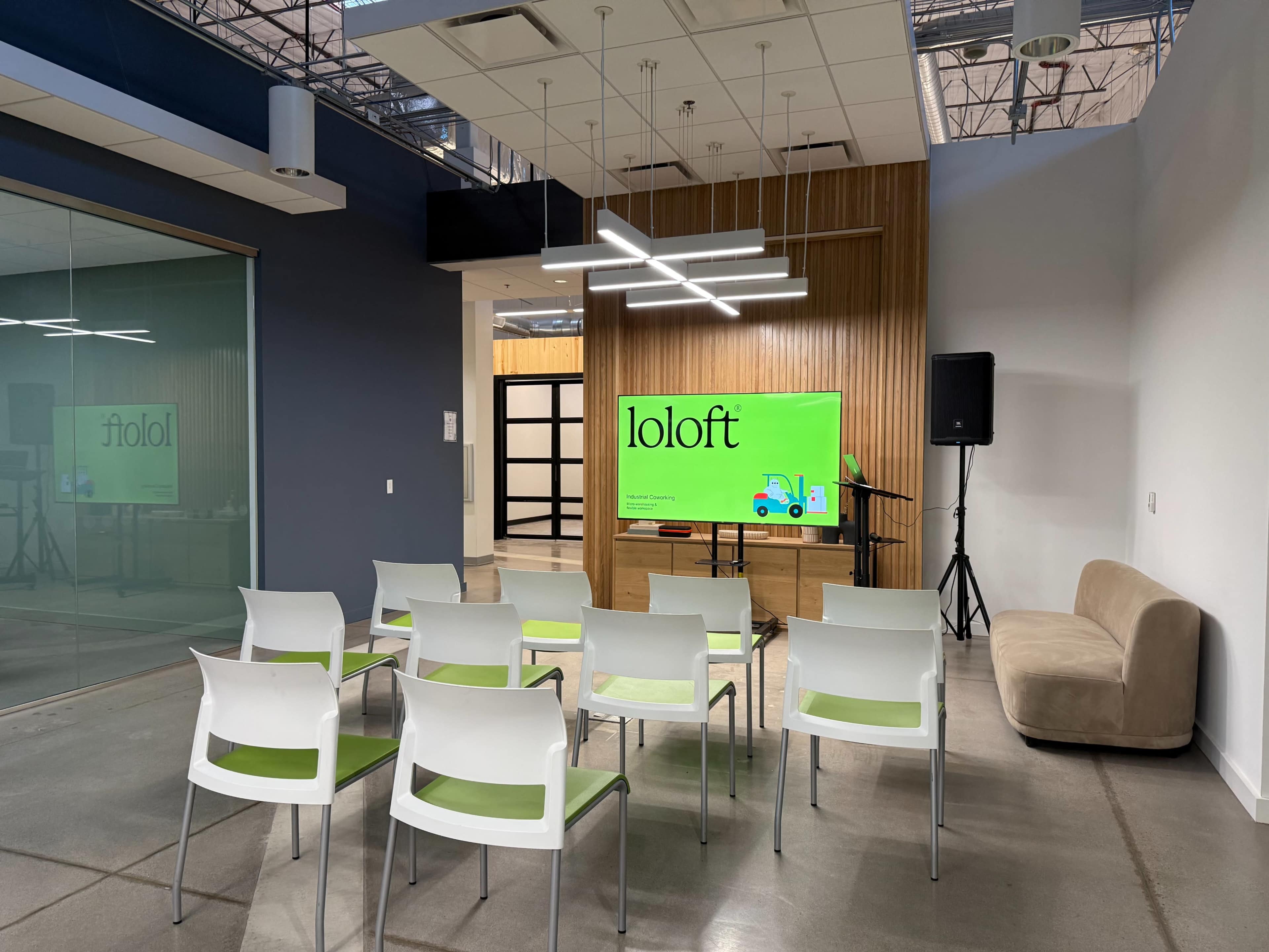 Cozy Front-of-House Event Space for up to 50 Guests with Natural Light & Flexible Seating, 10 Minutes from Phoenix Airport Image in South Mountain Village, Phoenix, AZ