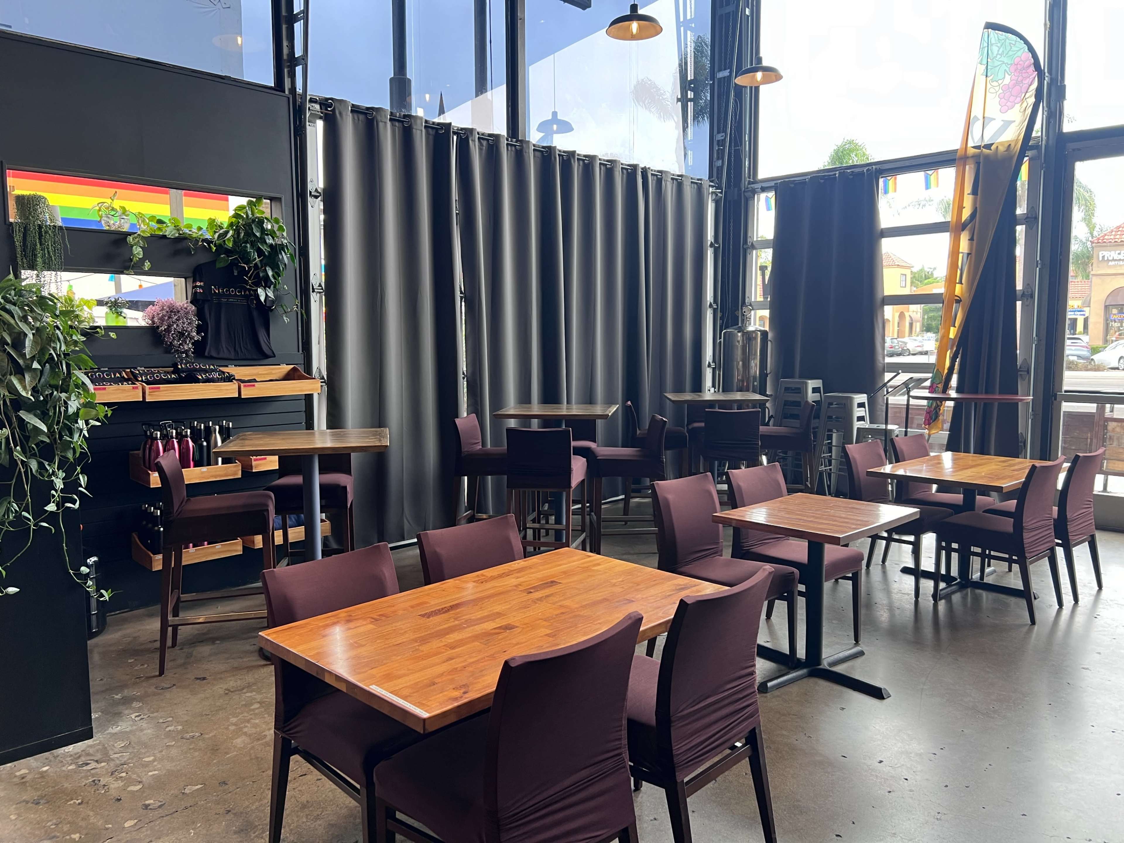 Urban Space with outdoor area, rustic, industrial, cozy feel. Image in Hillcrest, san diego, CA