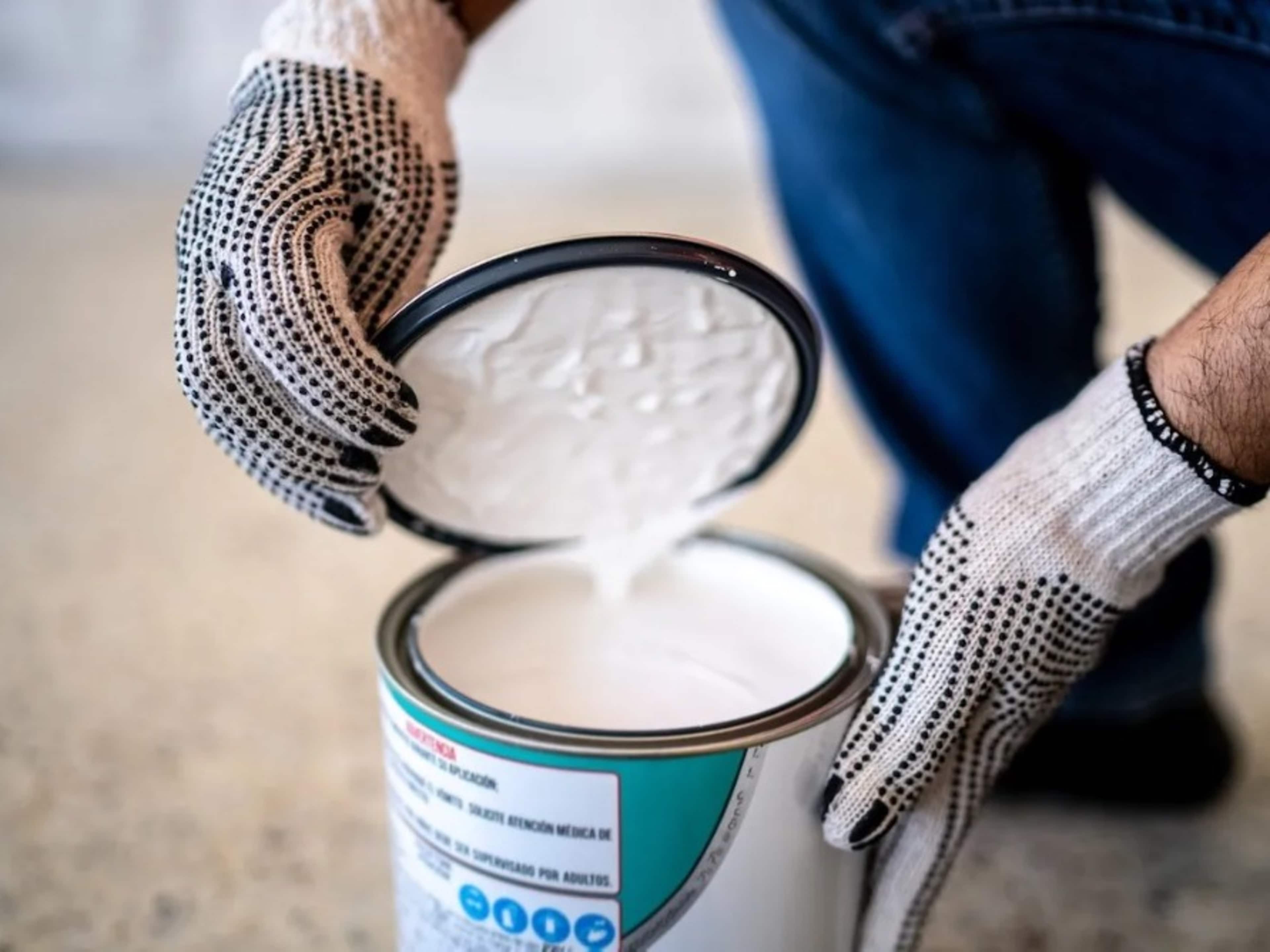 Fresh Paint on White Cyc Wall