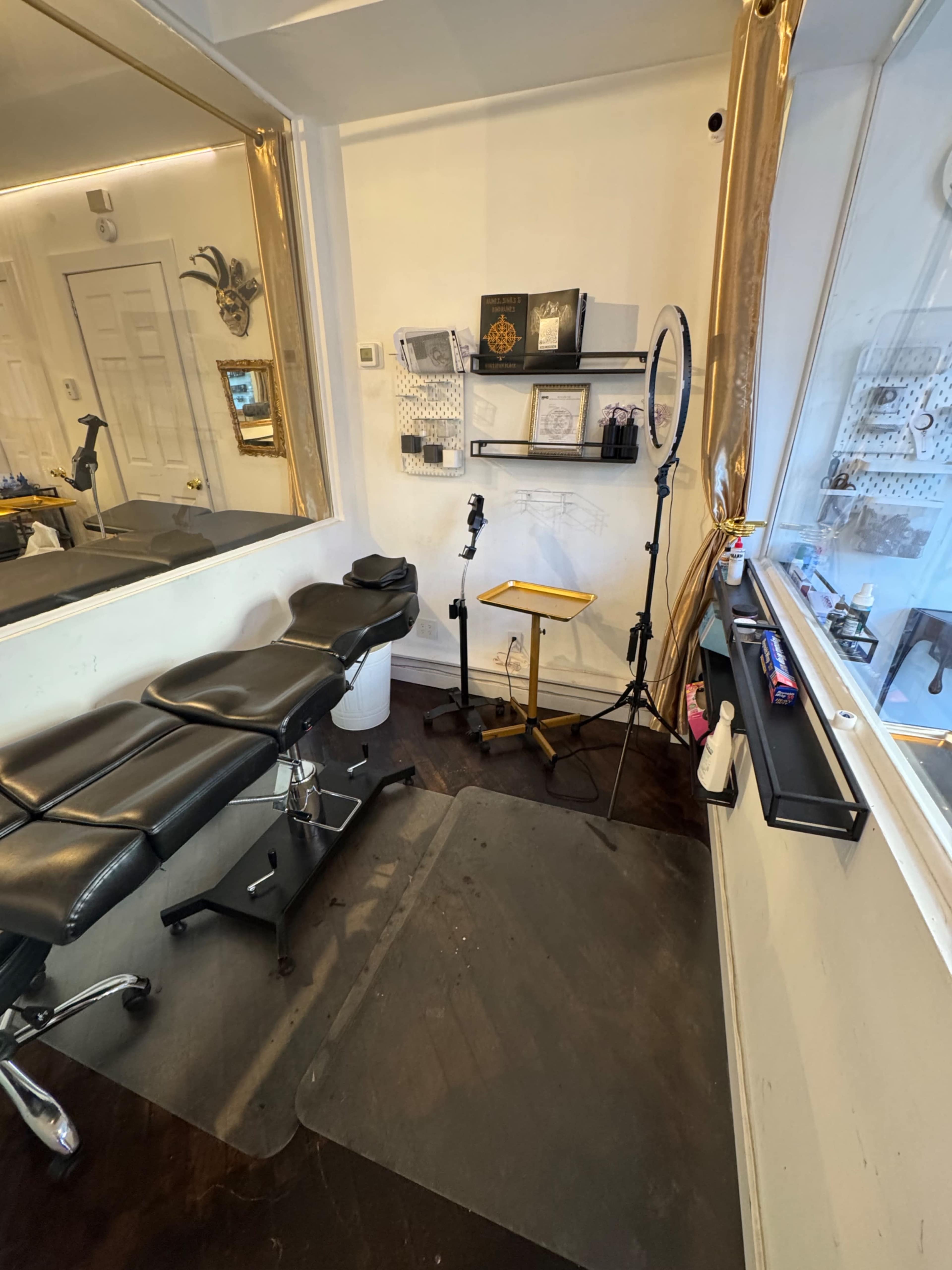 Store Front Tattoo Studio with Fine Art Aesthetic, Multiple Booths and Private Office. Image in Bedford-Stuyvesant, Brooklyn, NY