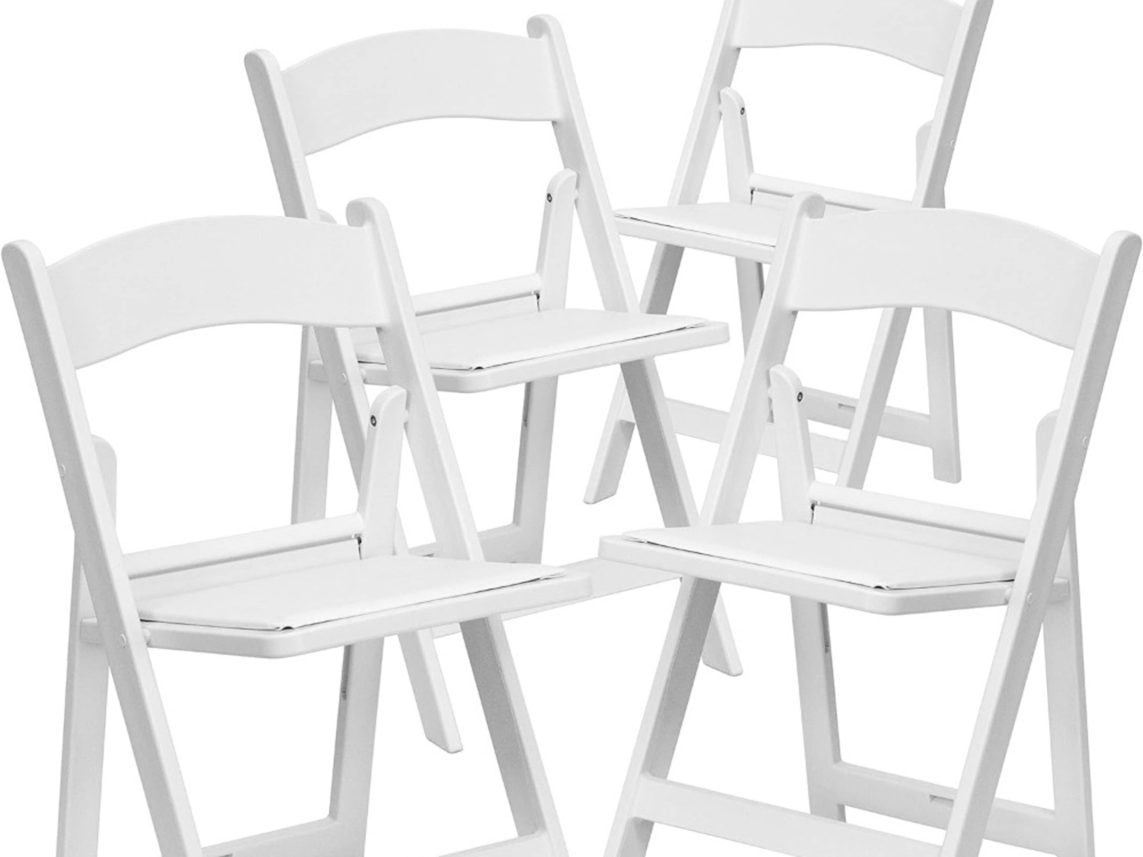 White Resin Chair