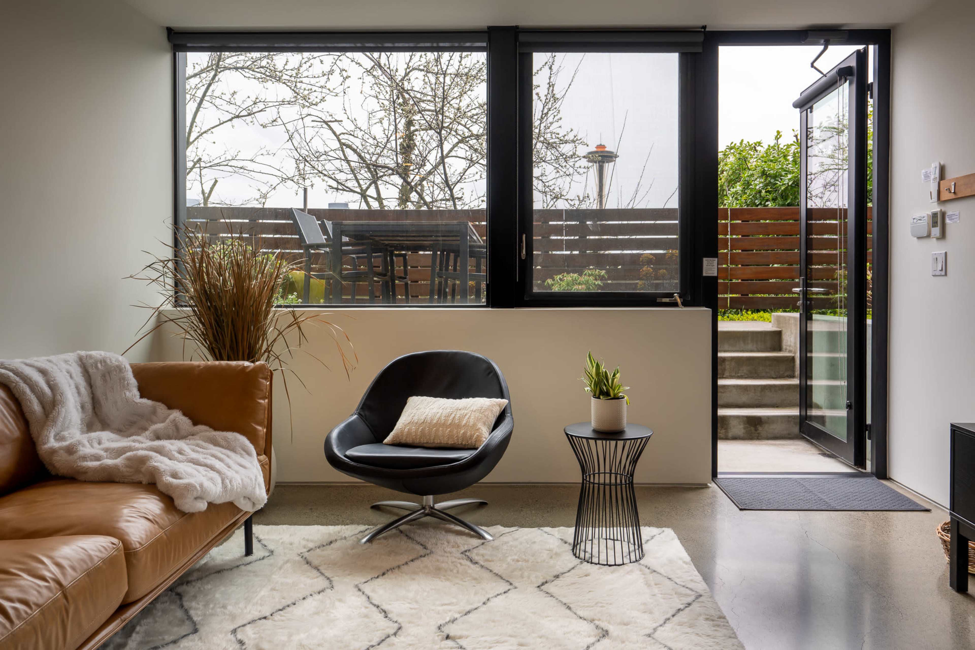 Cute Apartment with Space Needle View Image in Uptown, Seattle, WA