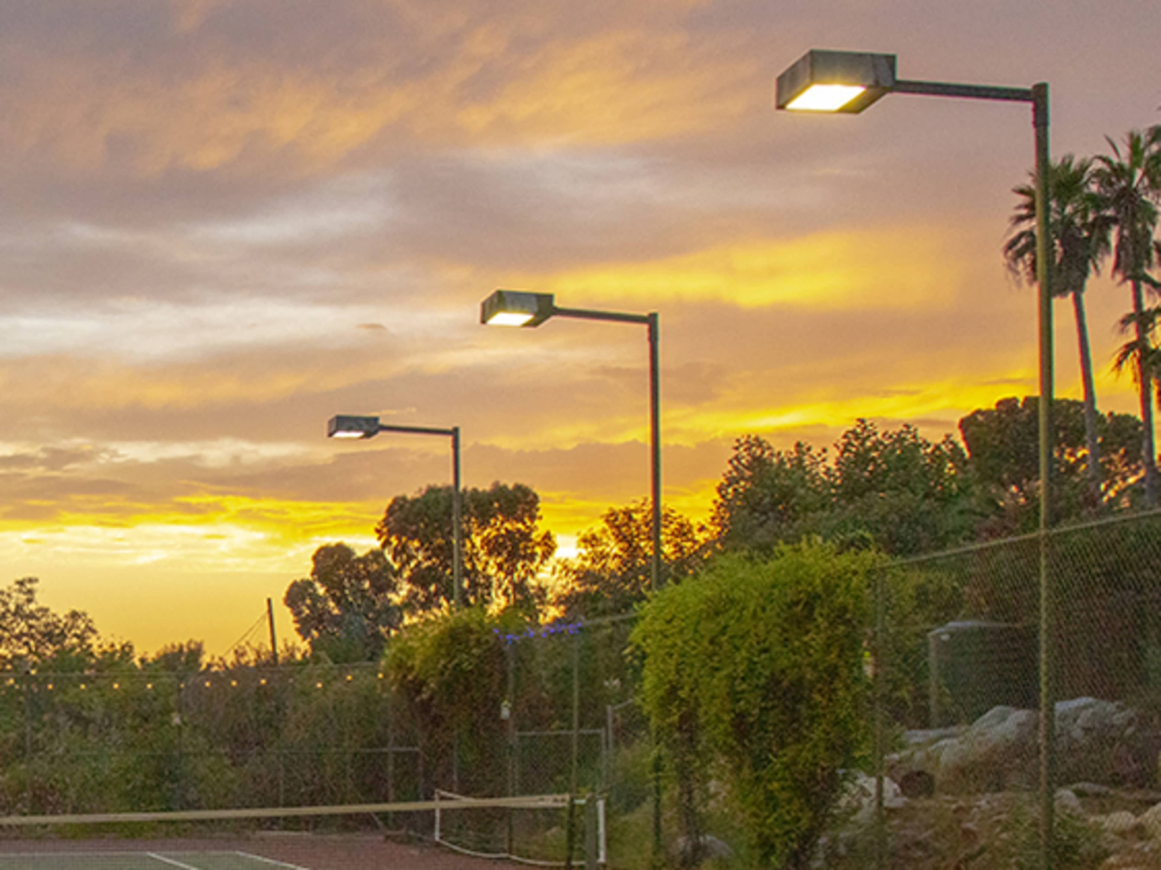 lights for tennis court. Per day fee.