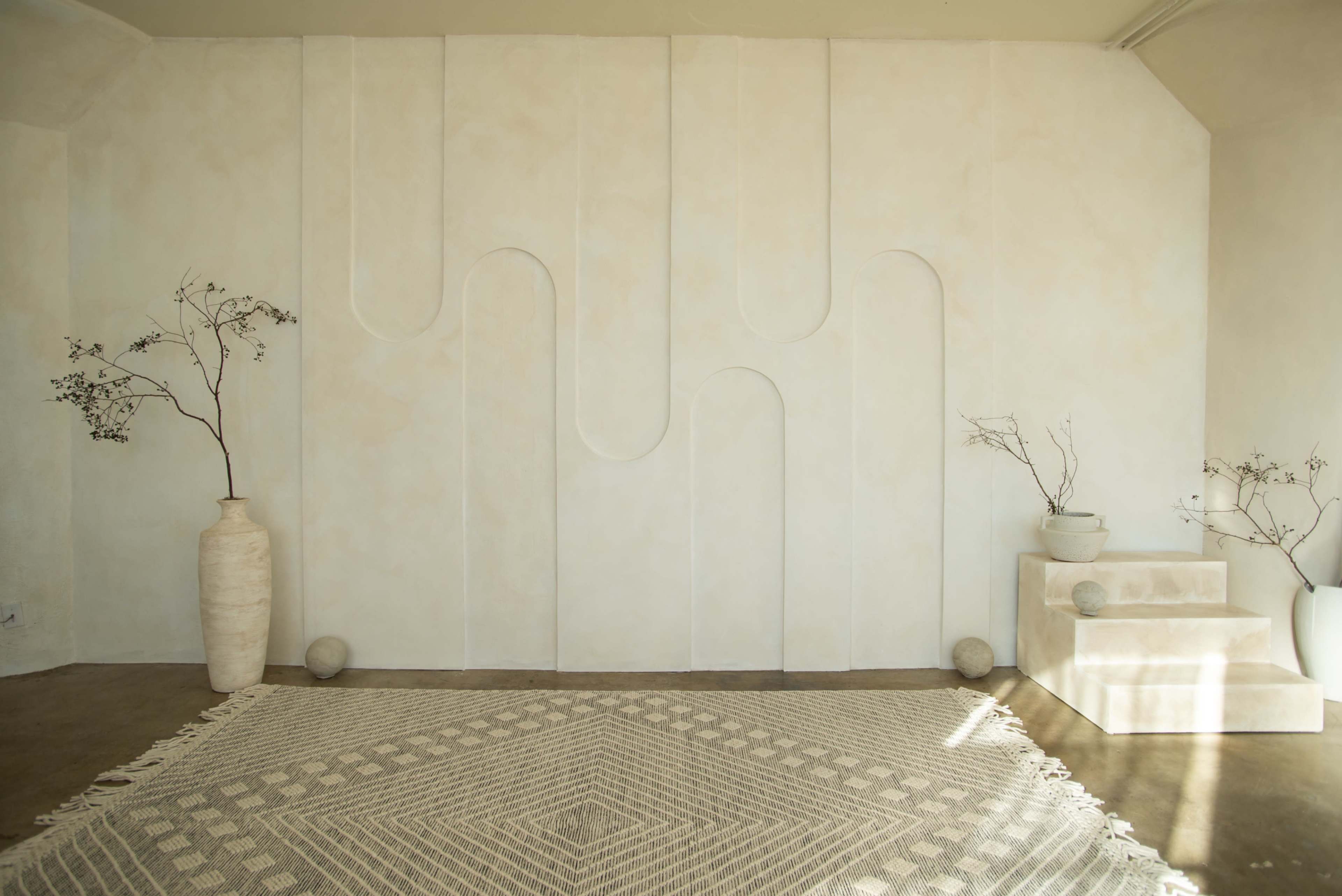 Bright Wabi Sabi Inspired Loft with Natural Decor Elements and Texture Image in Central LA, Los Angeles, CA