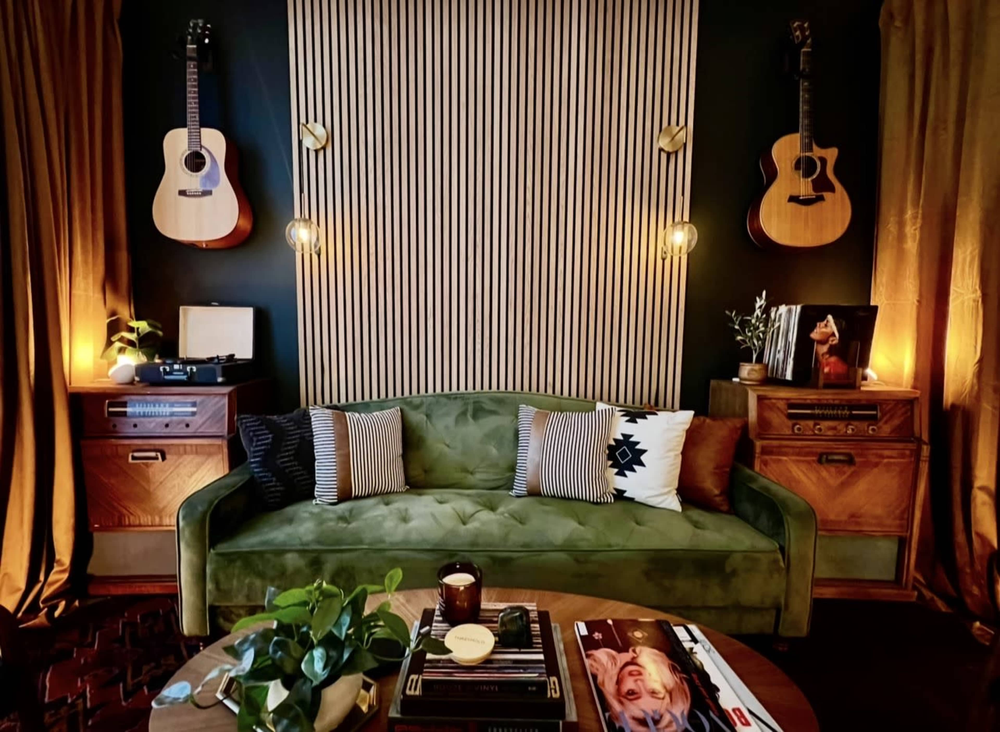 Moody, urban mid-century studio in Germantown Image in East Germantown, Nashville, TN