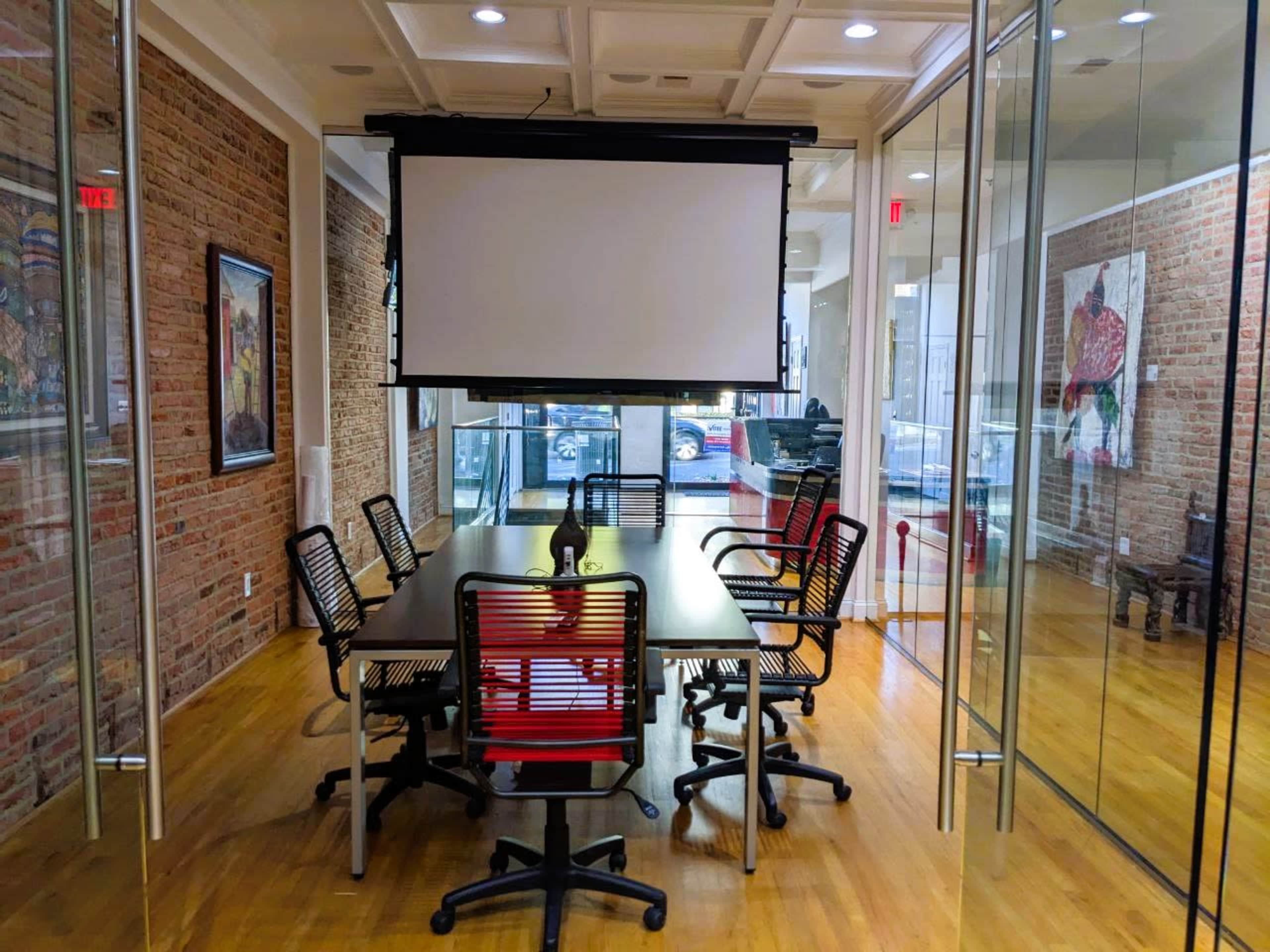 First Floor flex space with reception and boardroom. Image in Northeast Washington, Washington, DC